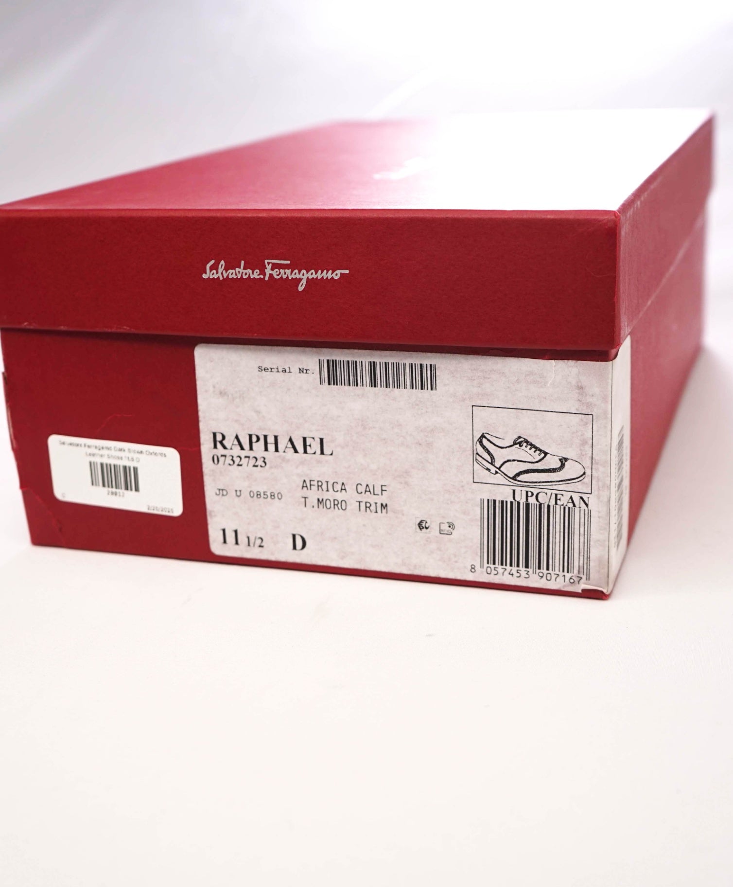 Salvatore Ferragamo *TRAMEZZA Raphael* Brown Oxfords Shoes 11.5 D