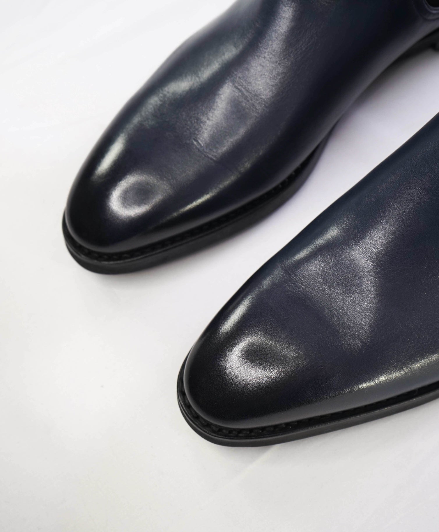 Bally Navy Blue *SCRIBE GOODYEAR* Scavone Ankle Boots 8 D US