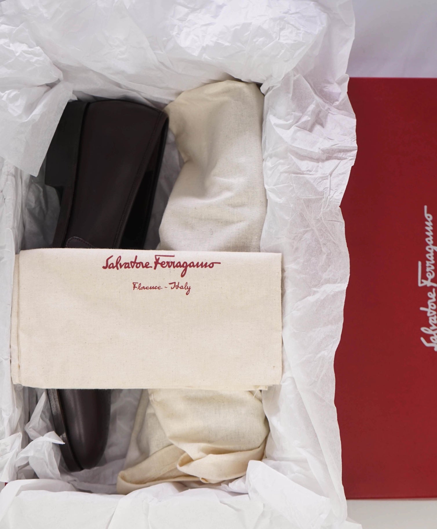 Salvatore Ferragamo Dark Brown Venetian Monk Strap Leather Shoes 10D