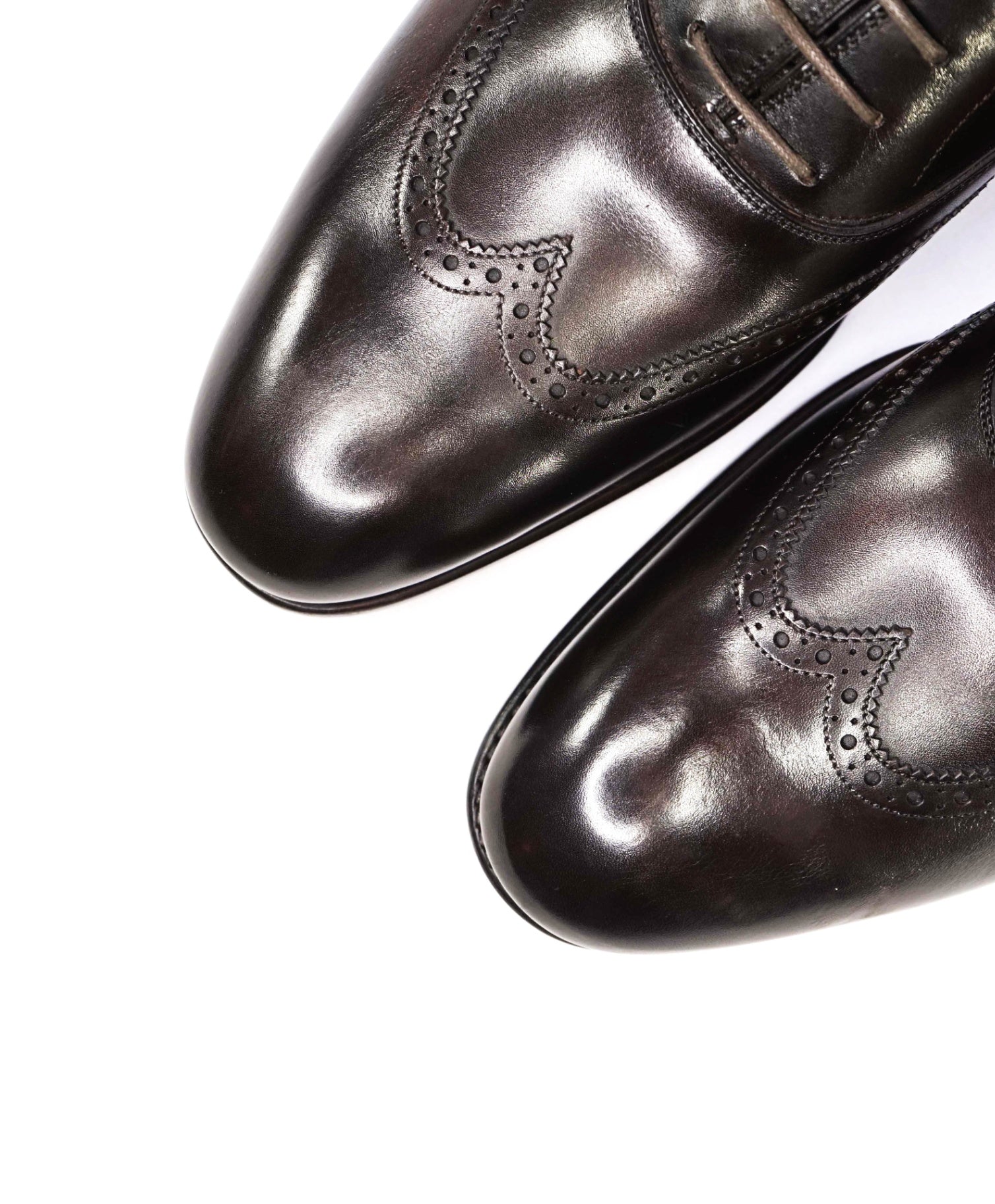 Salvatore Ferragamo *TRAMEZZA Raphael* Brown Oxfords Shoes 11.5 D