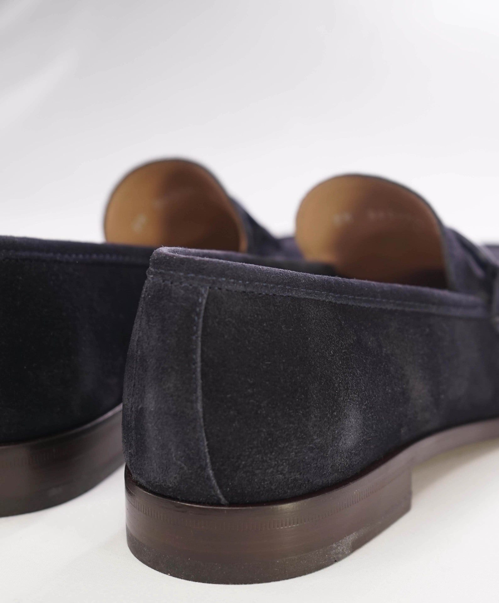 Salvatore Ferragamo *ROLLO* Dark Blue Suede Loafers 9.5 E