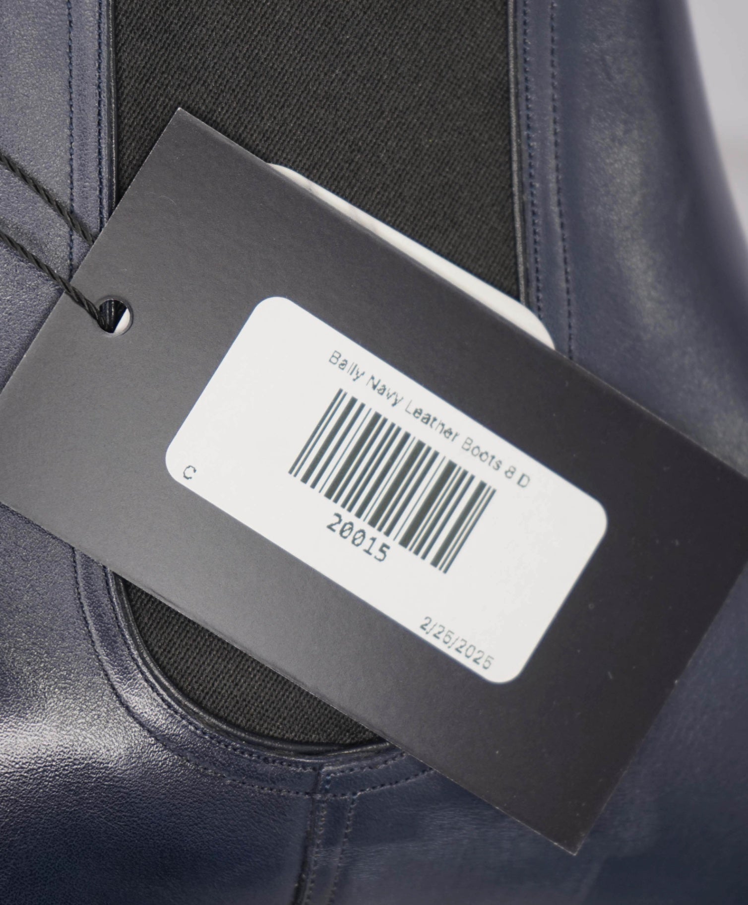 Bally Navy Blue *SCRIBE GOODYEAR* Scavone Ankle Boots 8 D US