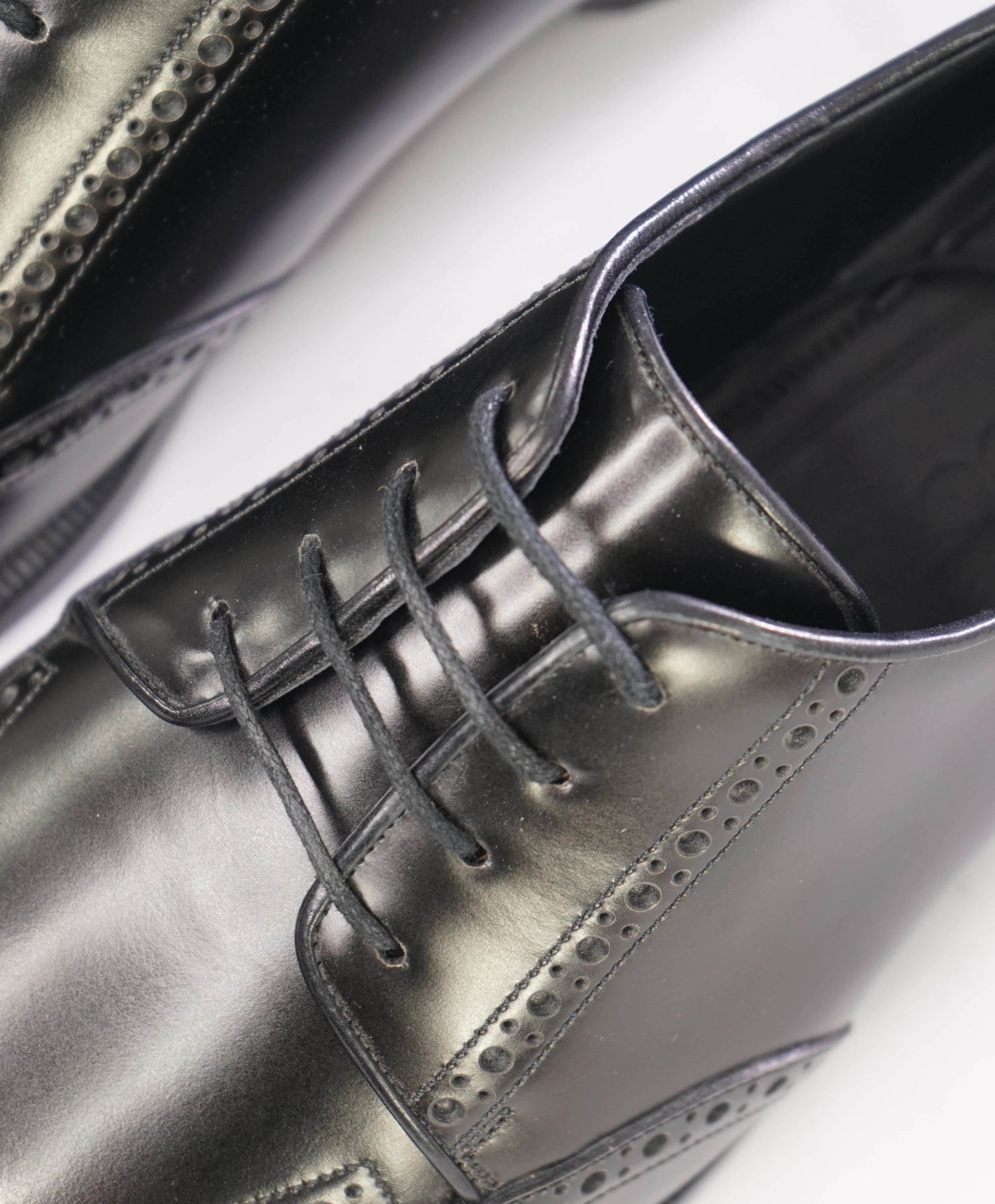 $925 Jimmy Choo Black Derbies Leather Footwear Oxfords 9.5