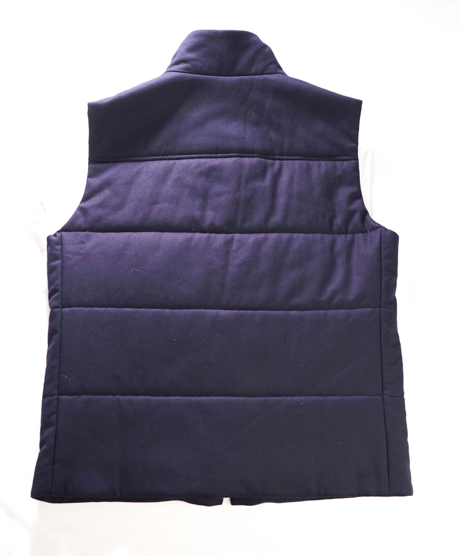 $1,395 Canali Solid Navy Wool Vest 40US (50EU) L