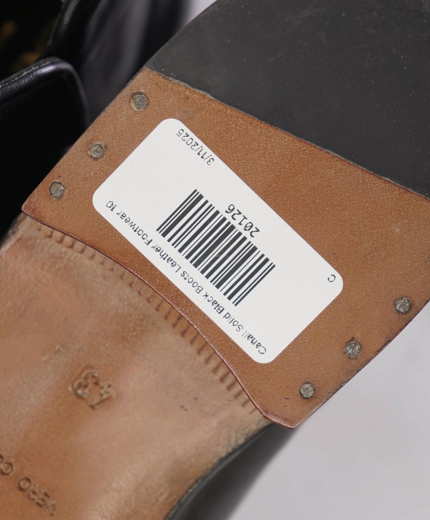 $850 CANALI *Goodyear* Black Boots Leather Chelsea Boots 10US (43EU)