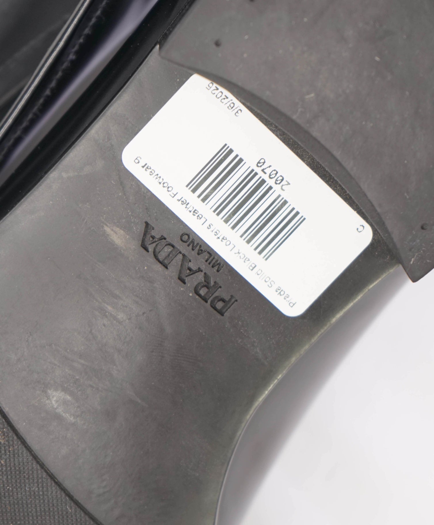 Prada Solid Black Loafers Leather Footwear 10 US (9IT)