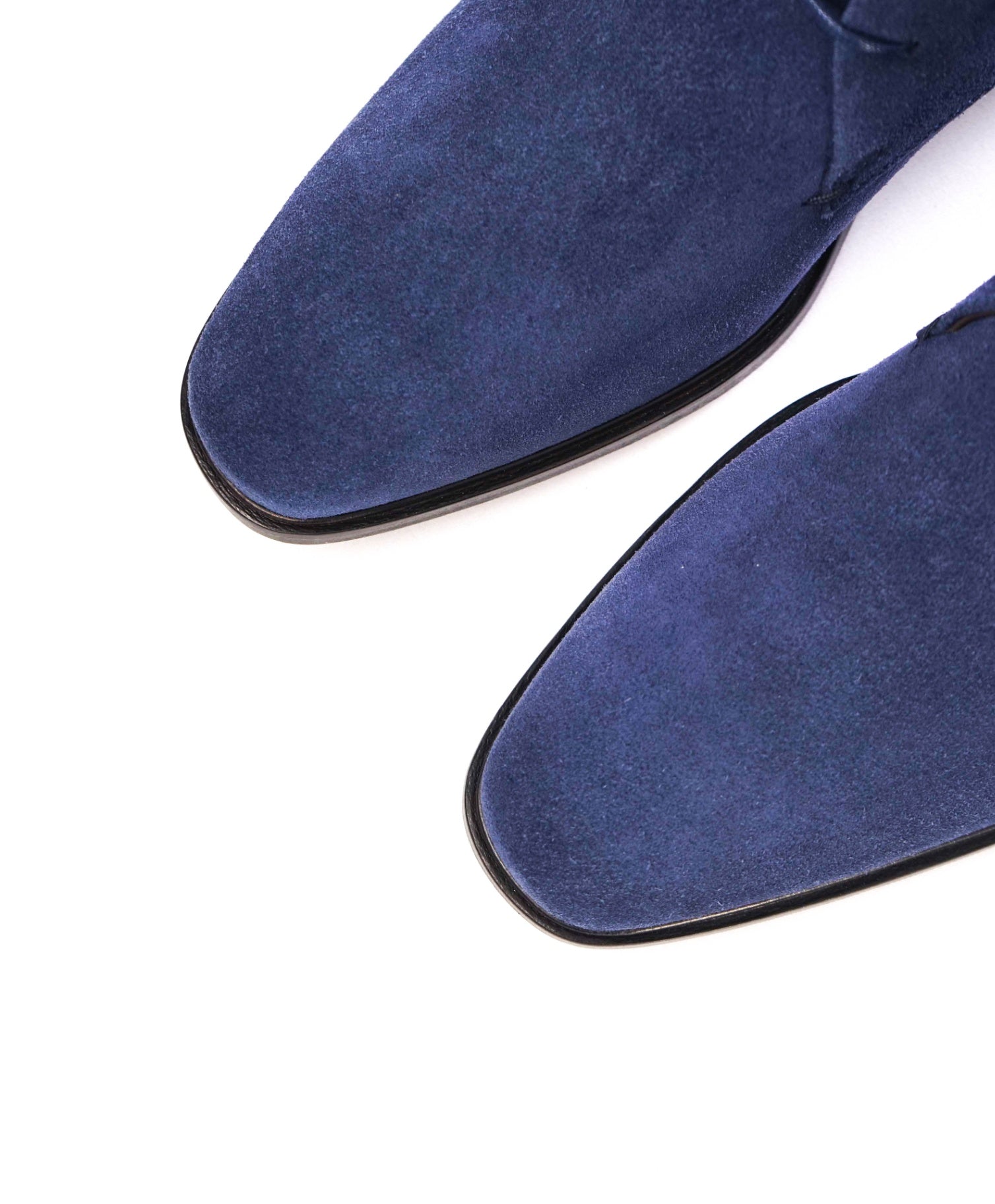 $700 Tod's Solid Navy Suede Chukka Ankle Boots 8US (7IT)