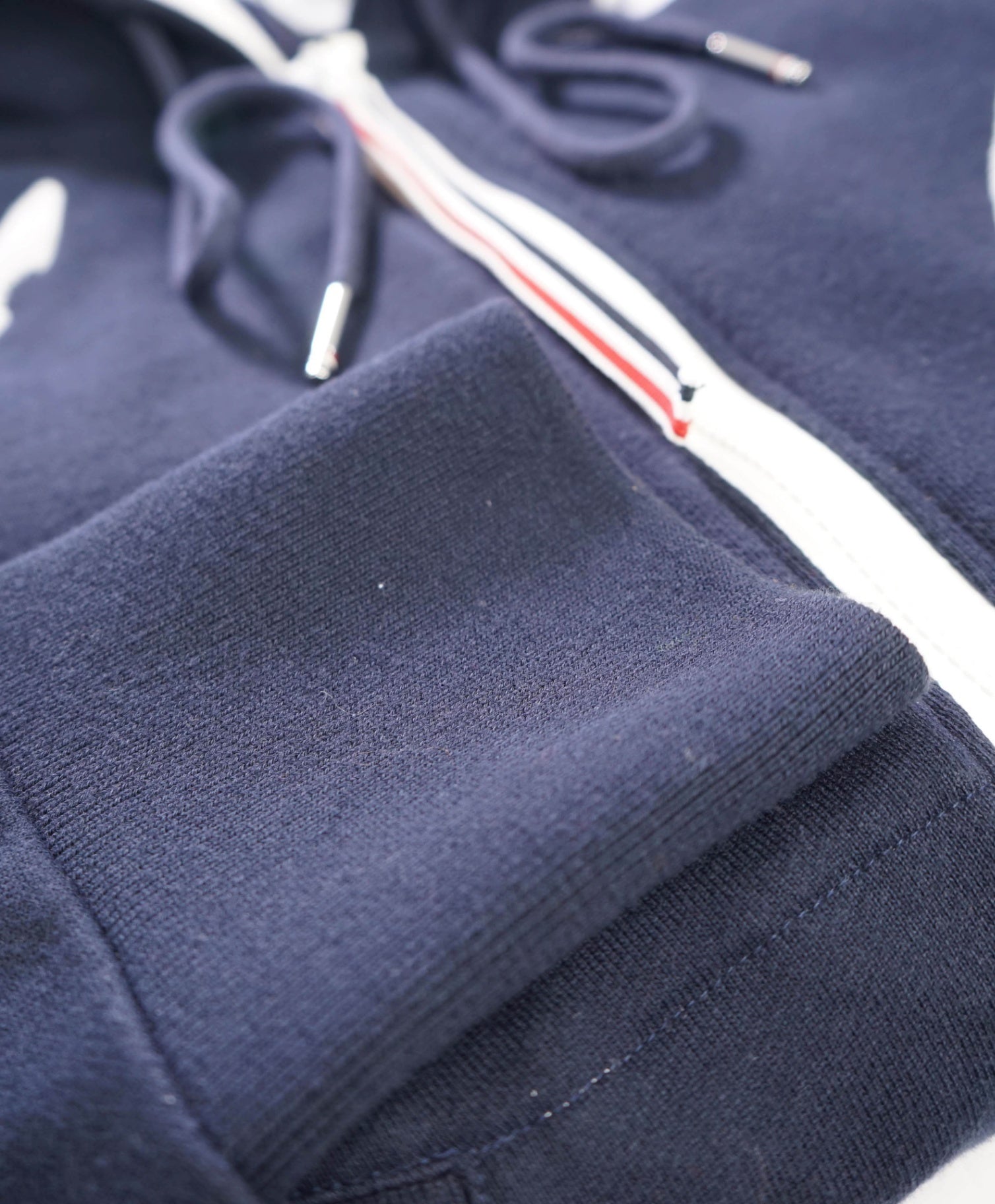 $1,530 Thom Browne Navy Shark & Surfboard Zip Hoodie Sweater M (SZ 2)