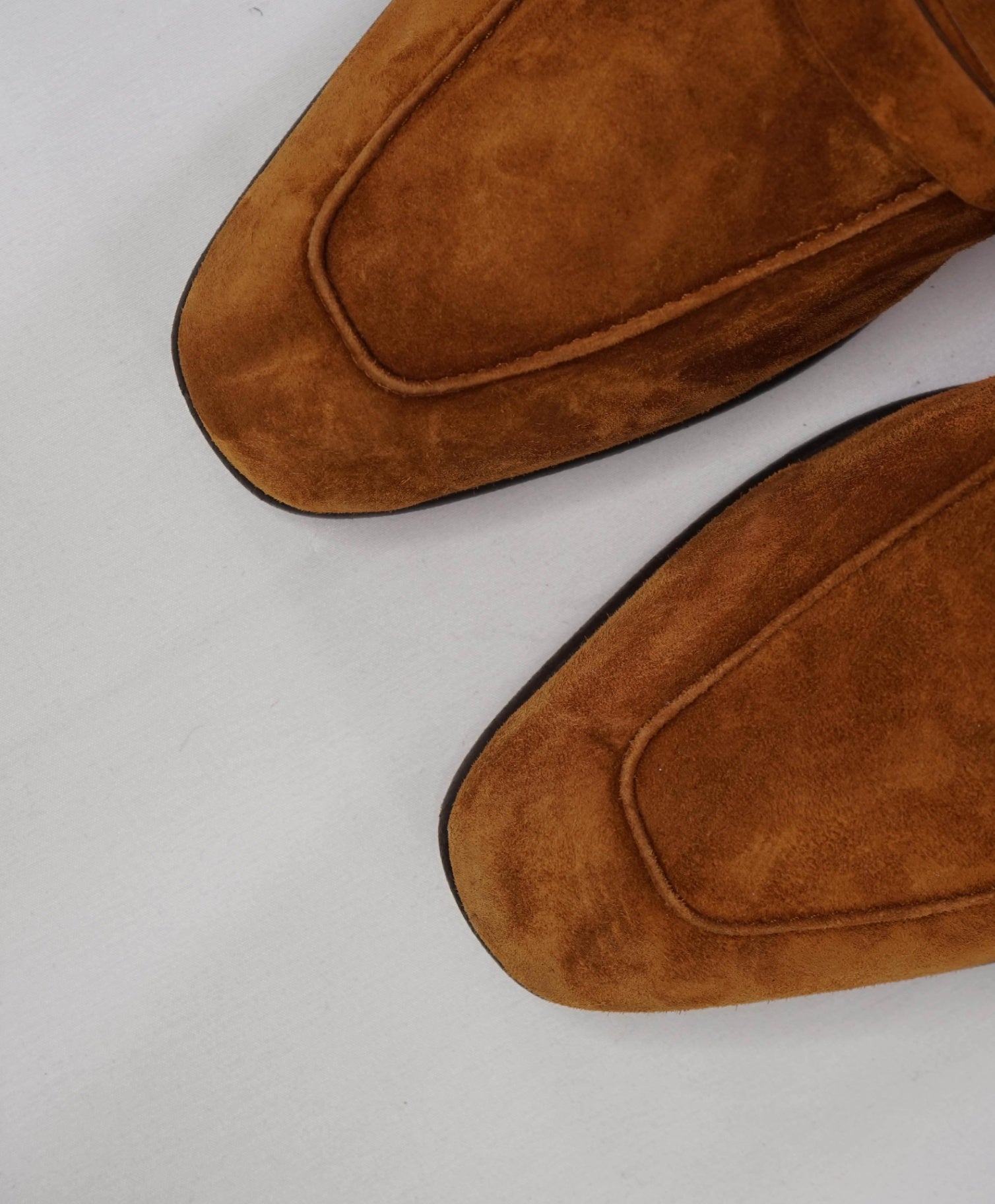 Ermenegildo Zegna RUST reverse construction L'ASOLA loafers 8US (7EU)