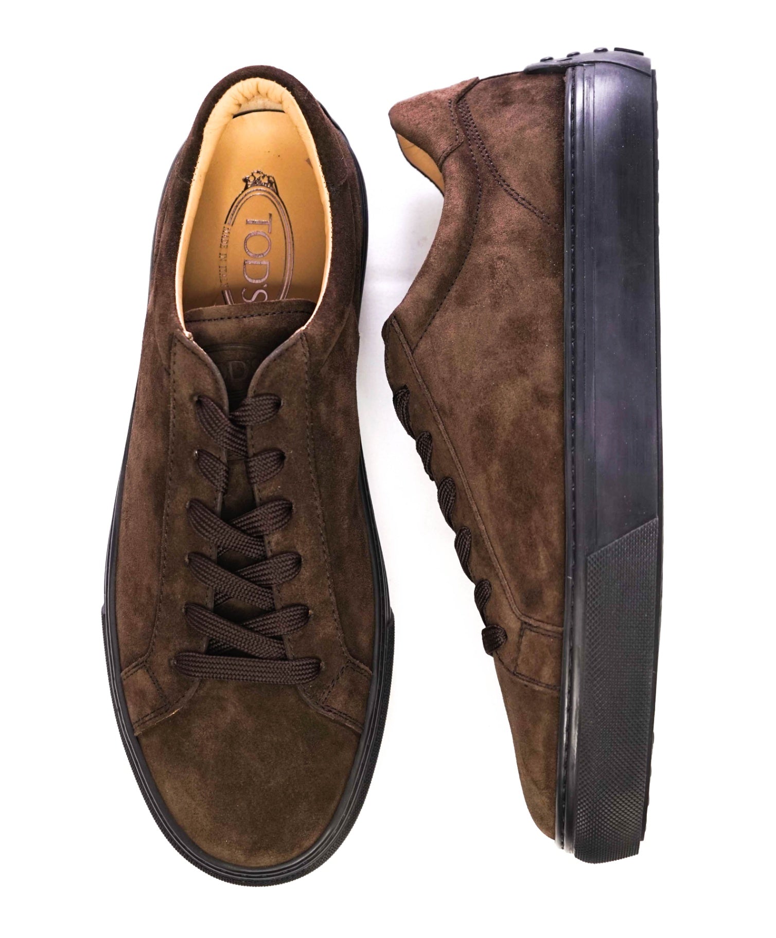 Tod's Brown Solid Suede Footwear 11.5 US (10.5 UK)