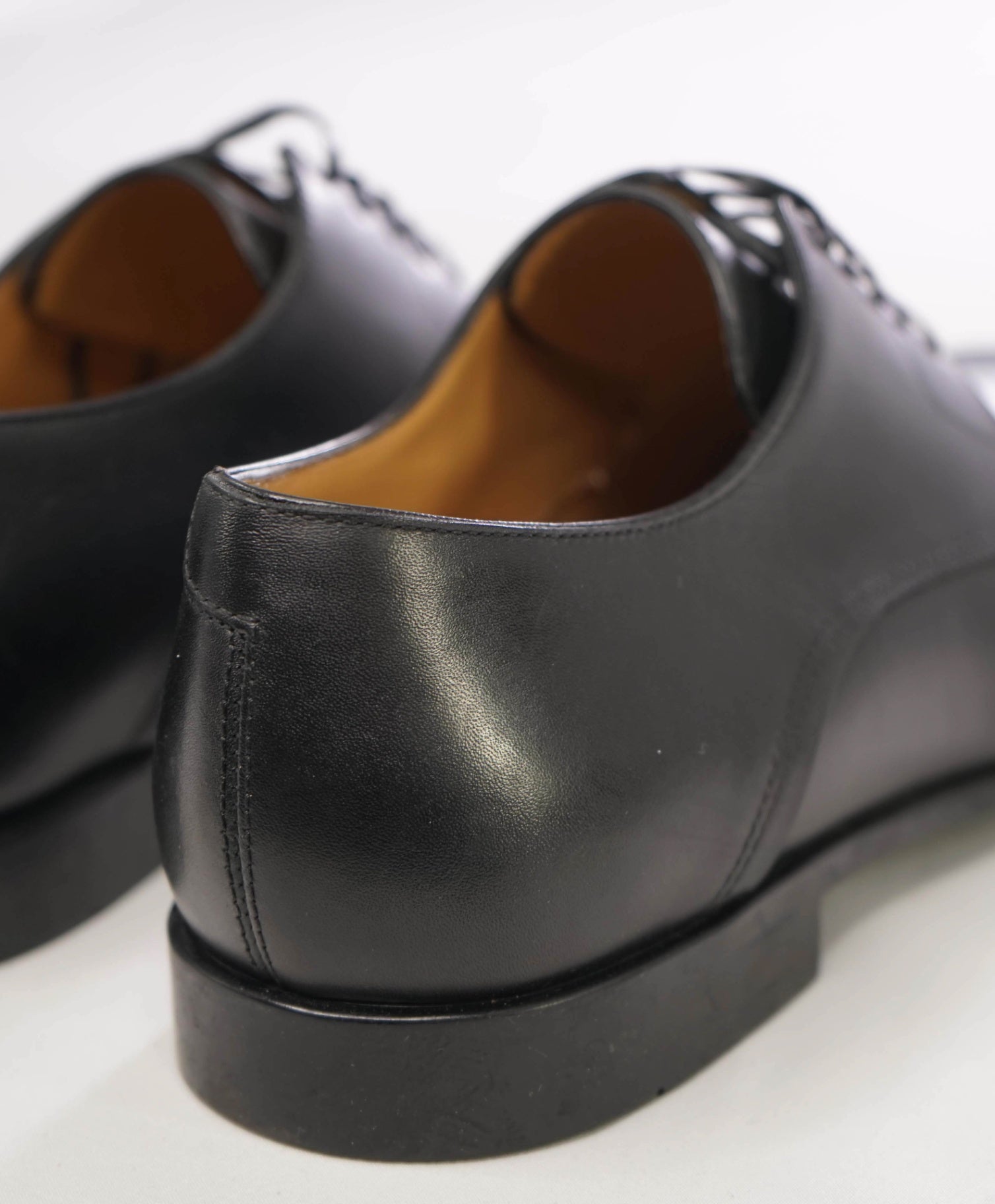 $925 Jimmy Choo Black Derbies Leather Footwear Oxfords 9.5