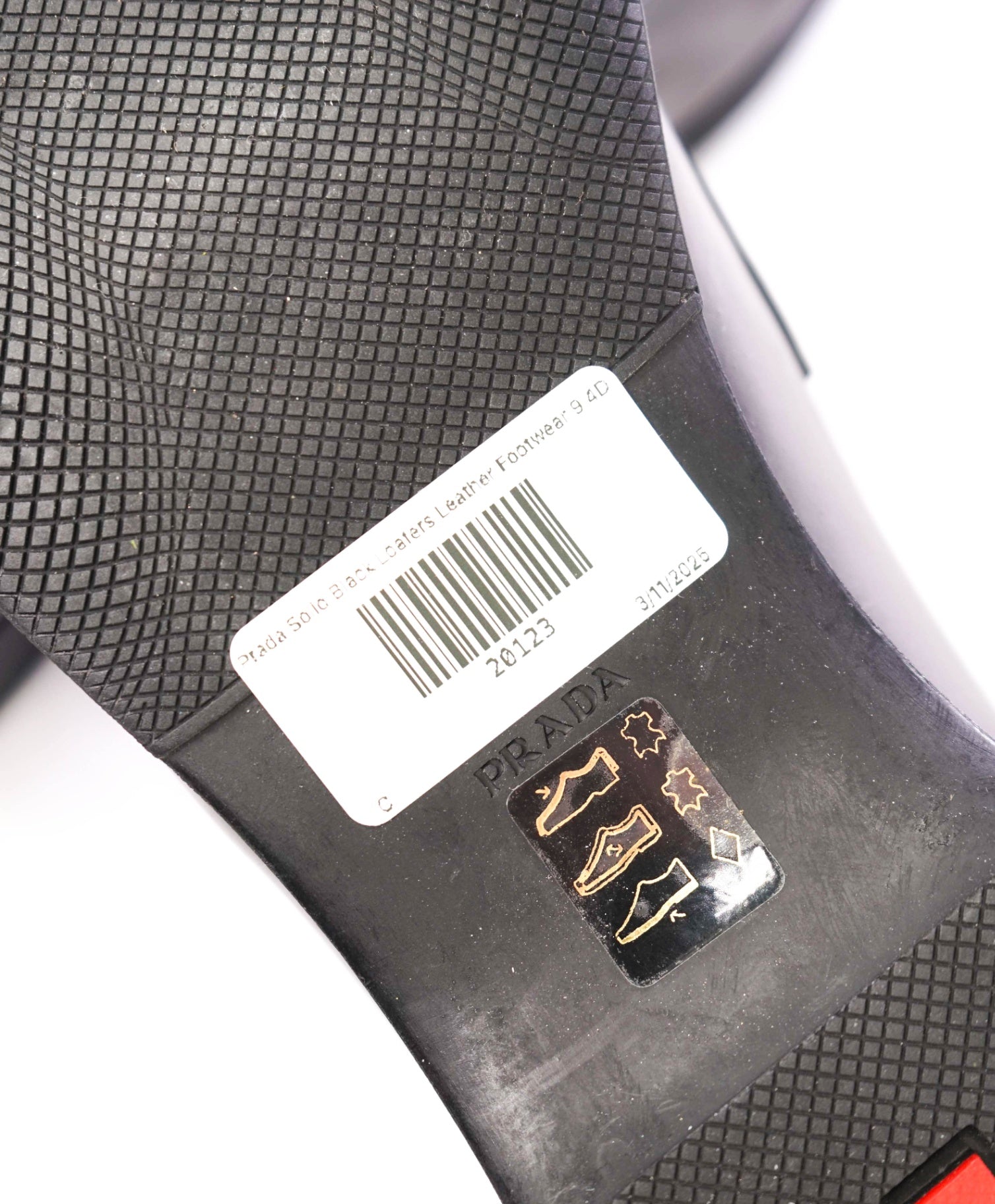 $1,090 Prada Solid Black Loafers Leather Footwear 10US (9IT)