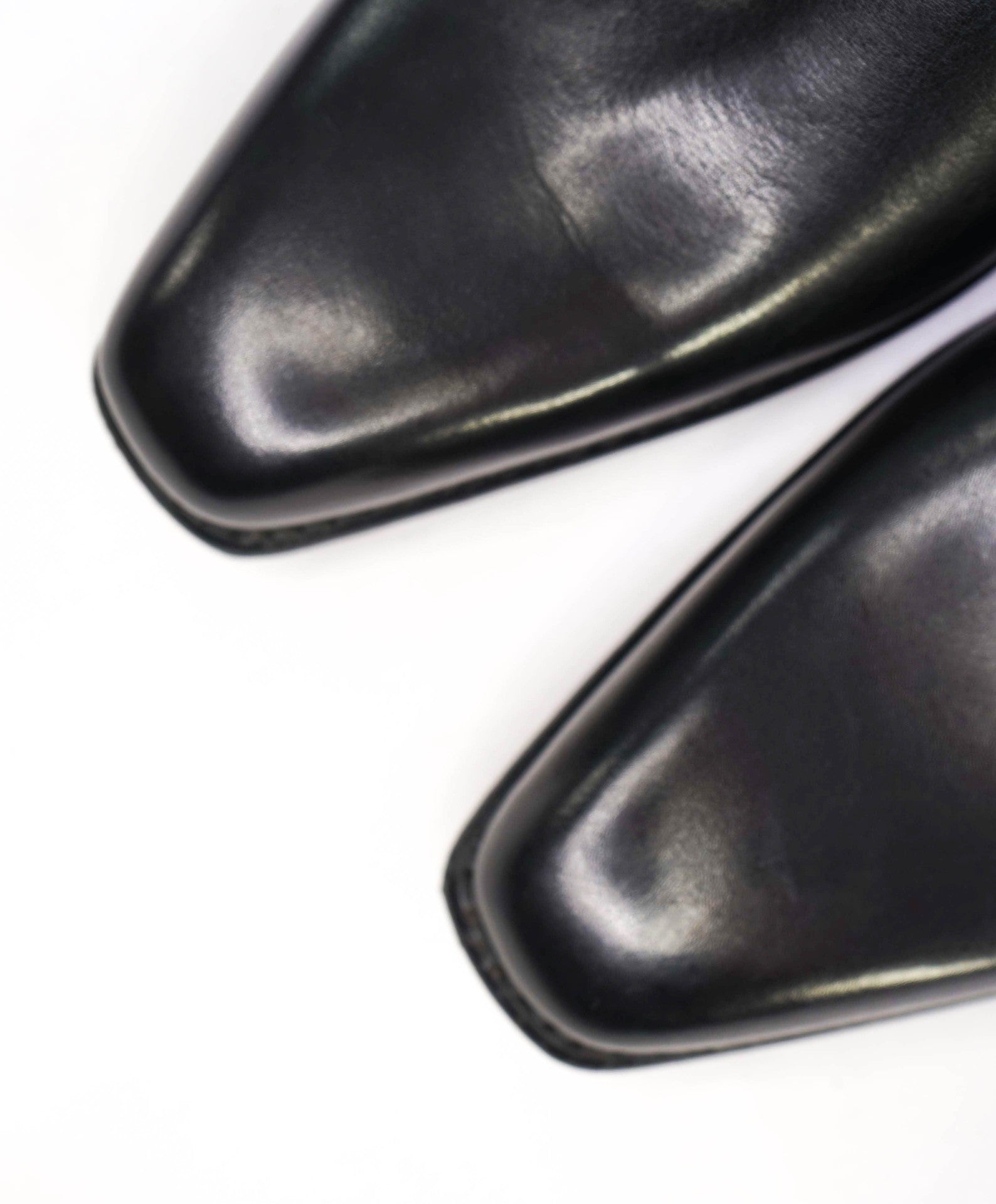 $850 CANALI *Goodyear* Black Boots Leather Chelsea Boots 10US (43EU)