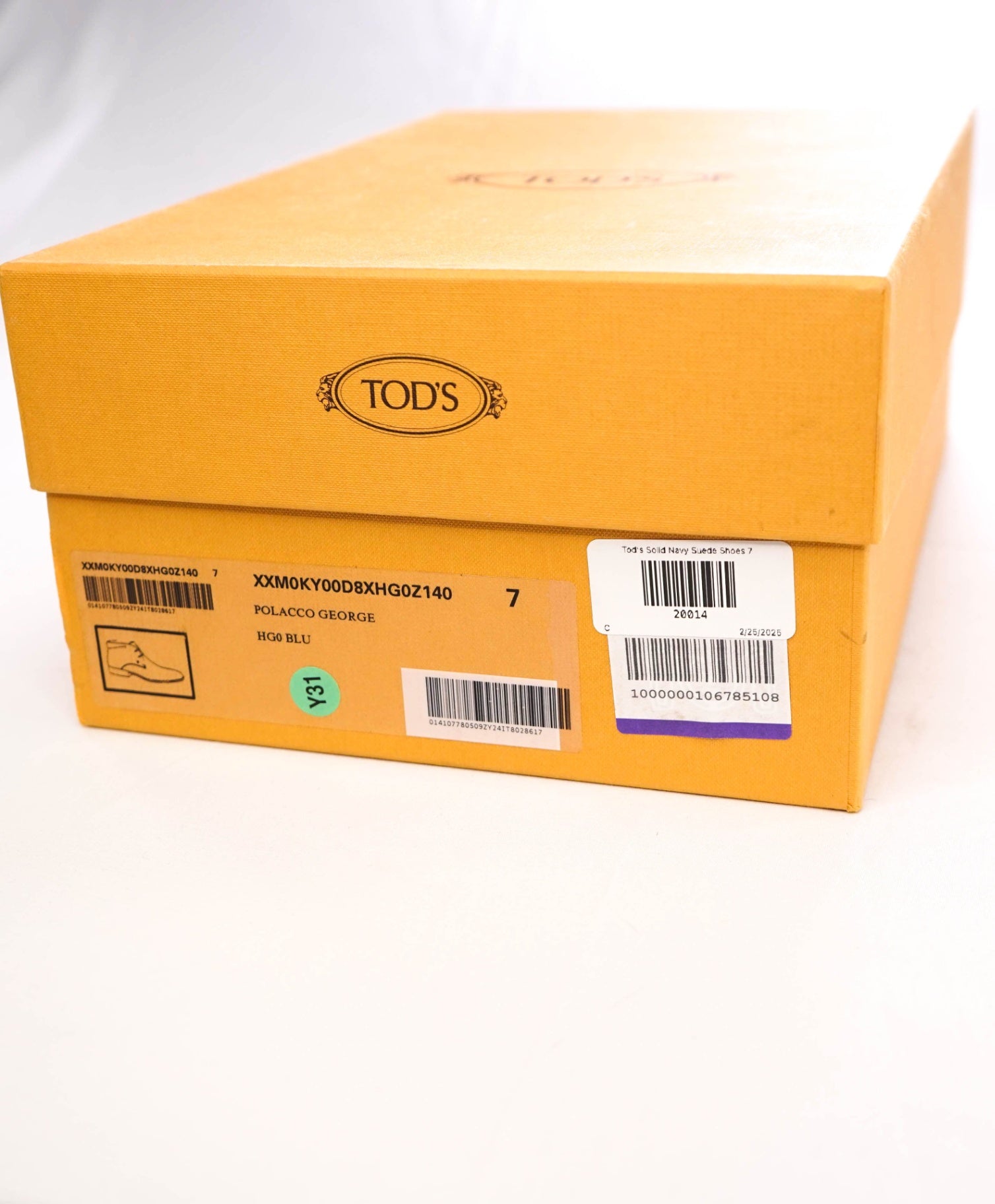 $700 Tod's Solid Navy Suede Chukka Ankle Boots 8US (7IT)