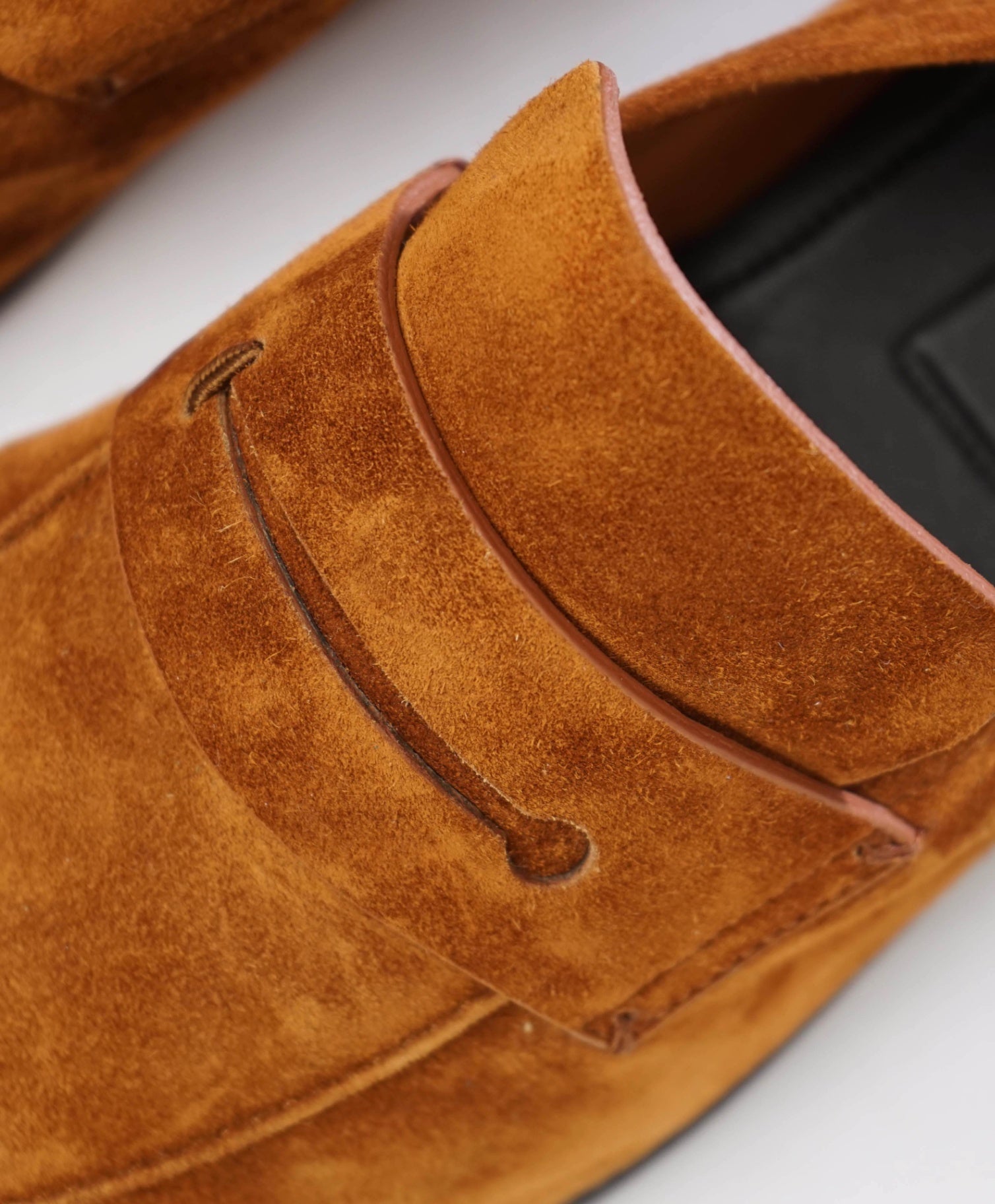 Ermenegildo Zegna RUST reverse construction L'ASOLA loafers 8US (7EU)