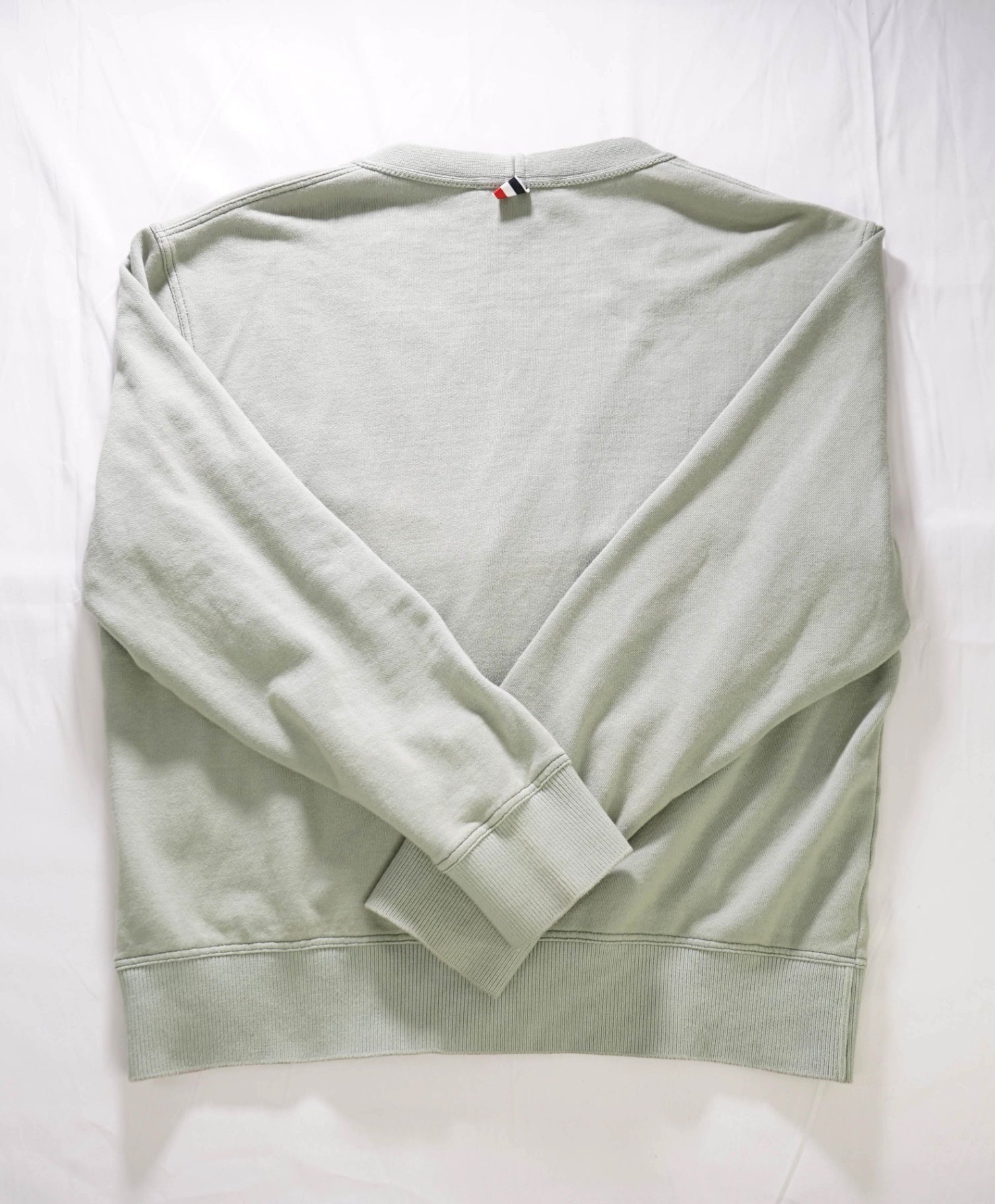 $1,190 Thom Browne Solid Green Cardigan Cotton Sweater L (sz3)