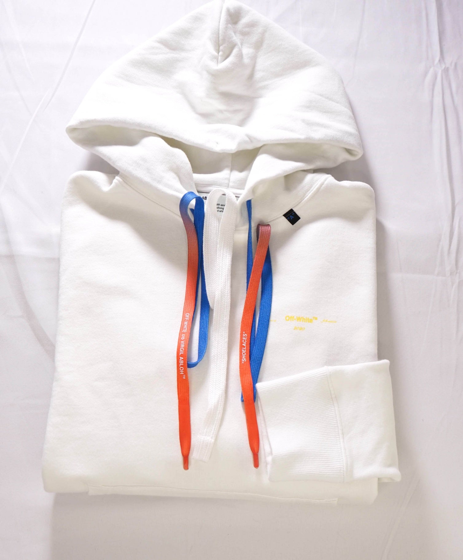 Off-White acrylic arrows oversize hoodie White Cotton Sweater S