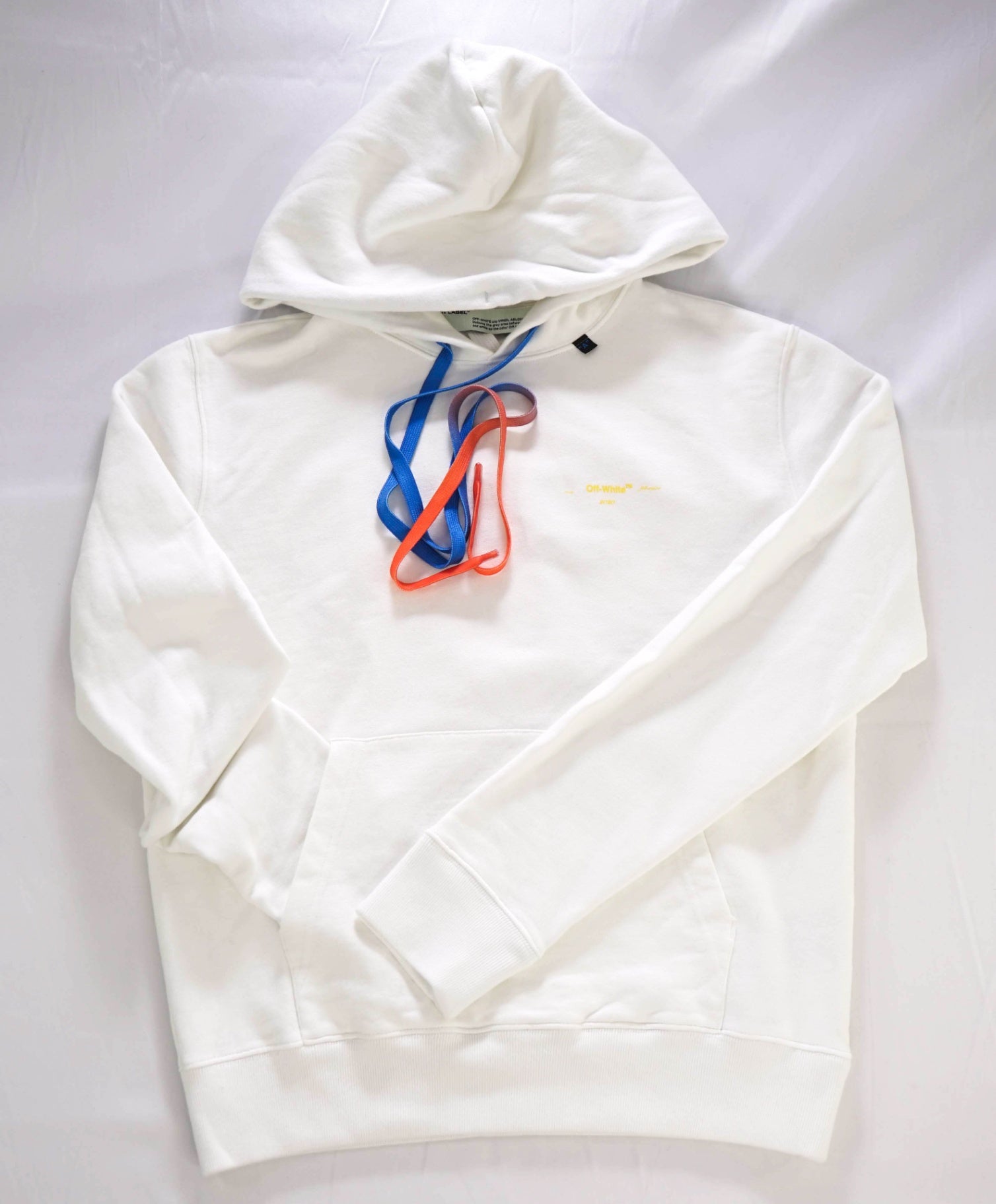 Off-White acrylic arrows oversize hoodie White Cotton Sweater S