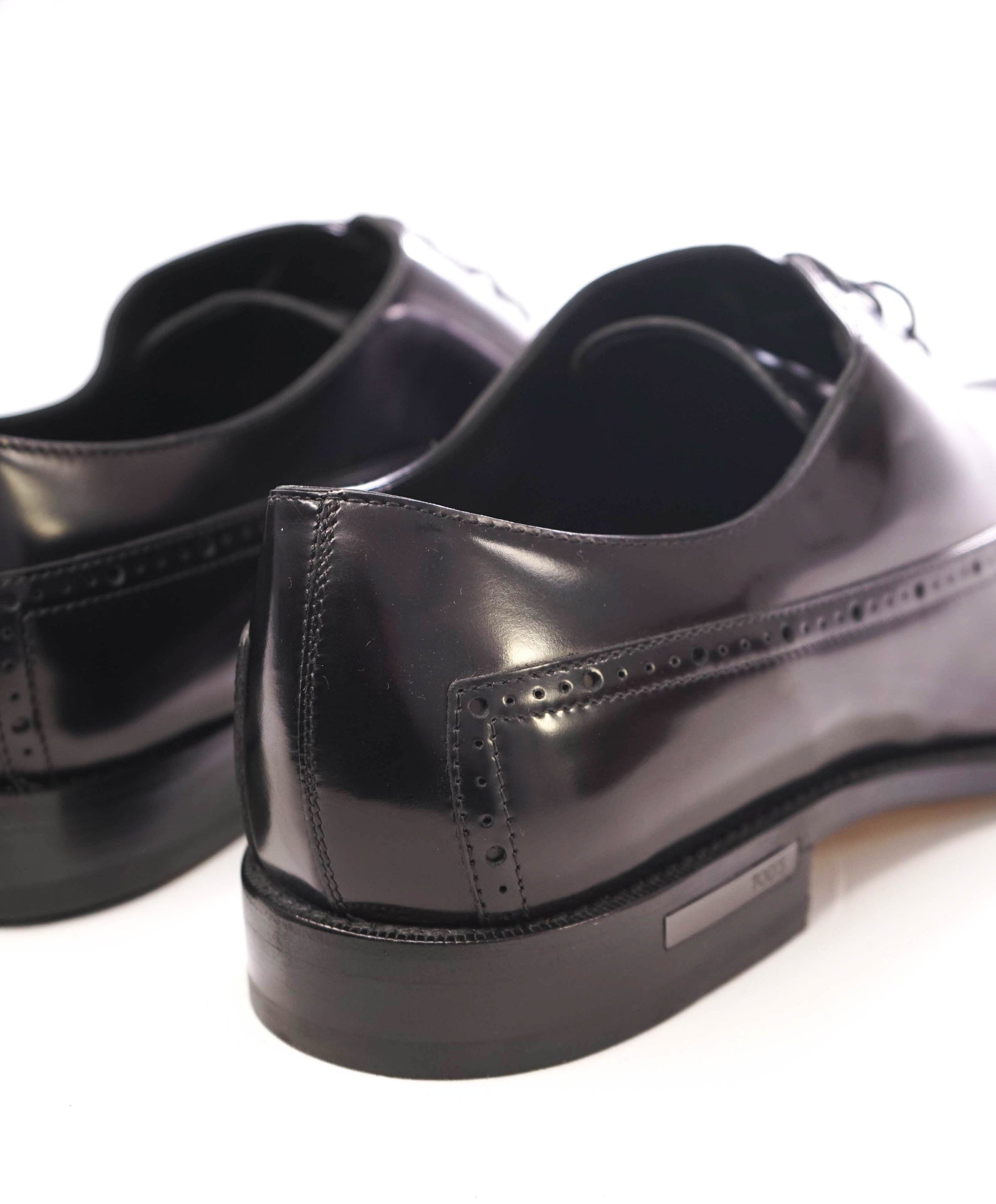 $700 Tod's Solid Black Leather Oxfords 13US (12IT)