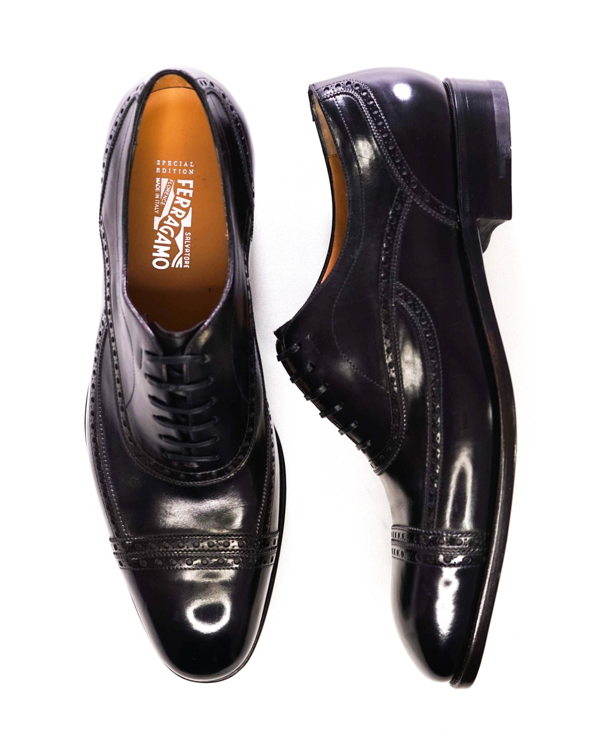 Salvatore Ferragamo special edition $1,595 Salvatore Ferragamo *Special Edition* Black Oxfords  main image 2
