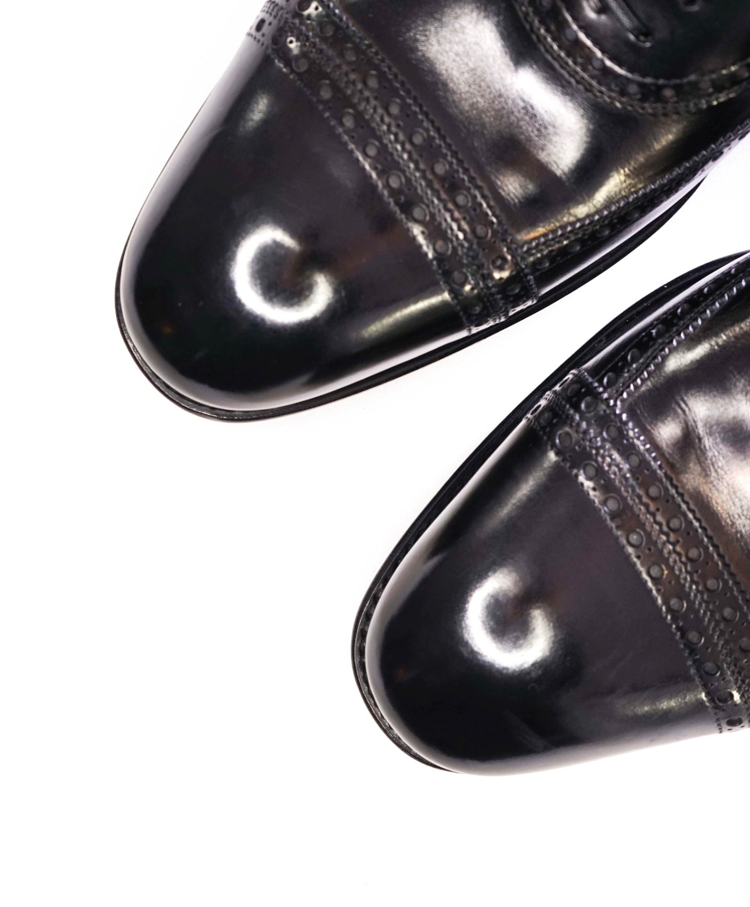 $1,595 Salvatore Ferragamo *Special Edition* Black Oxfords Leather 11.5 D