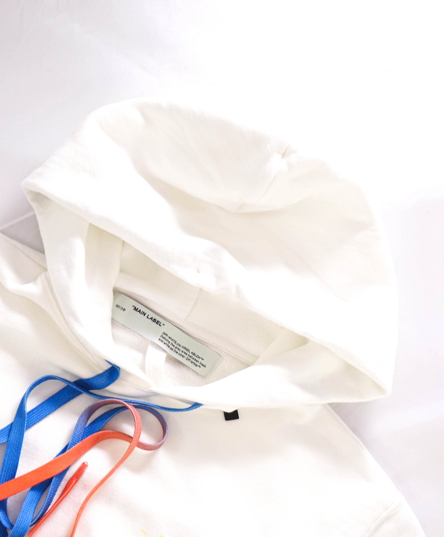 Off-White acrylic arrows oversize hoodie White Cotton Sweater S