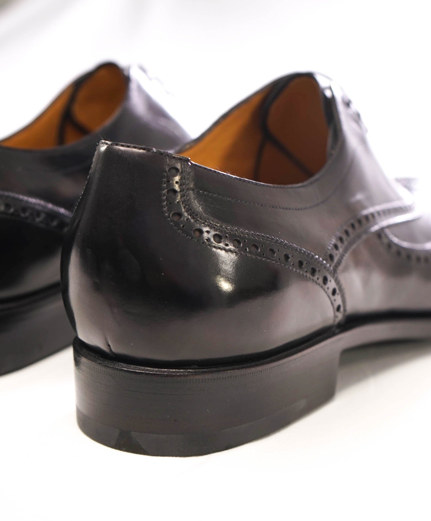 $1,595 Salvatore Ferragamo *Special Edition* Black Oxfords Leather 11.5 D