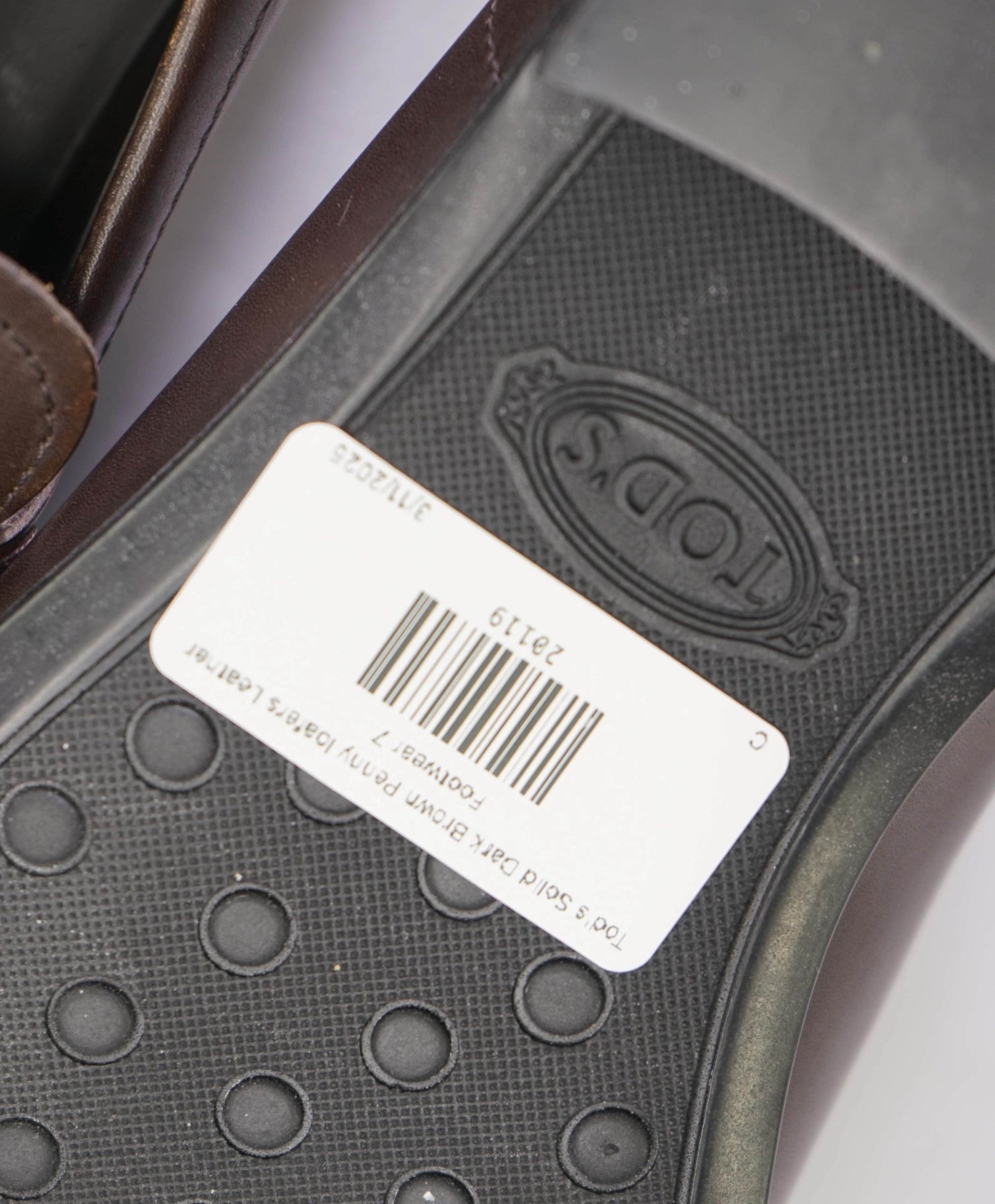 $675 Tod's Solid Dark Brown Penny loafers Leather Footwear 8US (7IT)