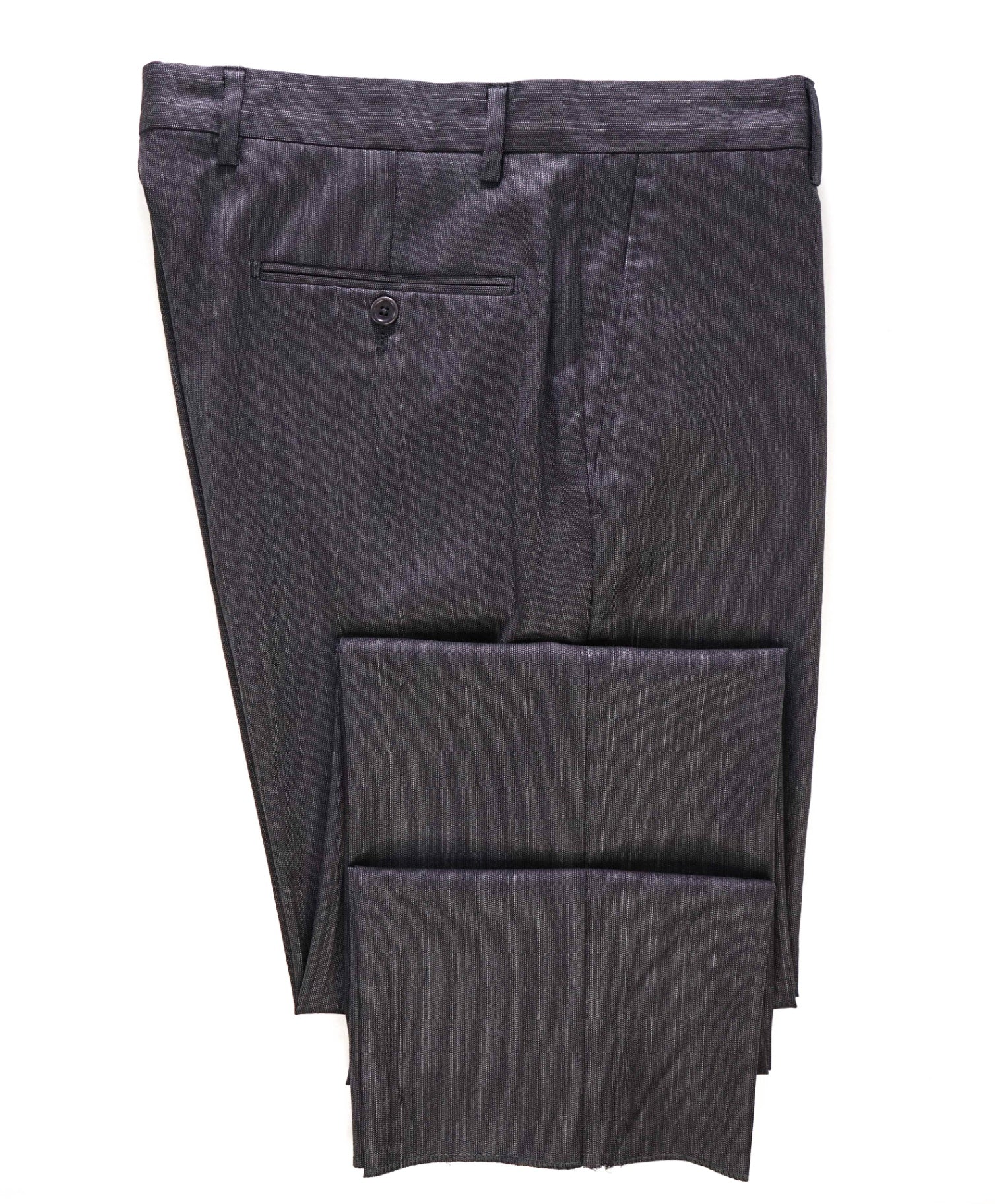 $395 Saks Fifth Avenue Grey Stripe Wool/Silk Pants 34W