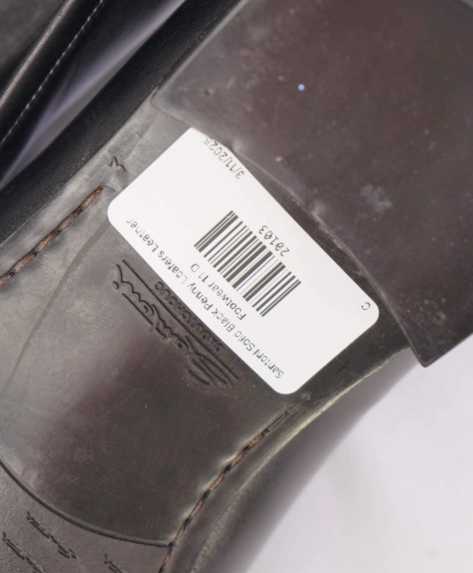 $750 Santoni Solid Black Penny Loafers Leather Footwear 12US (11 IT)