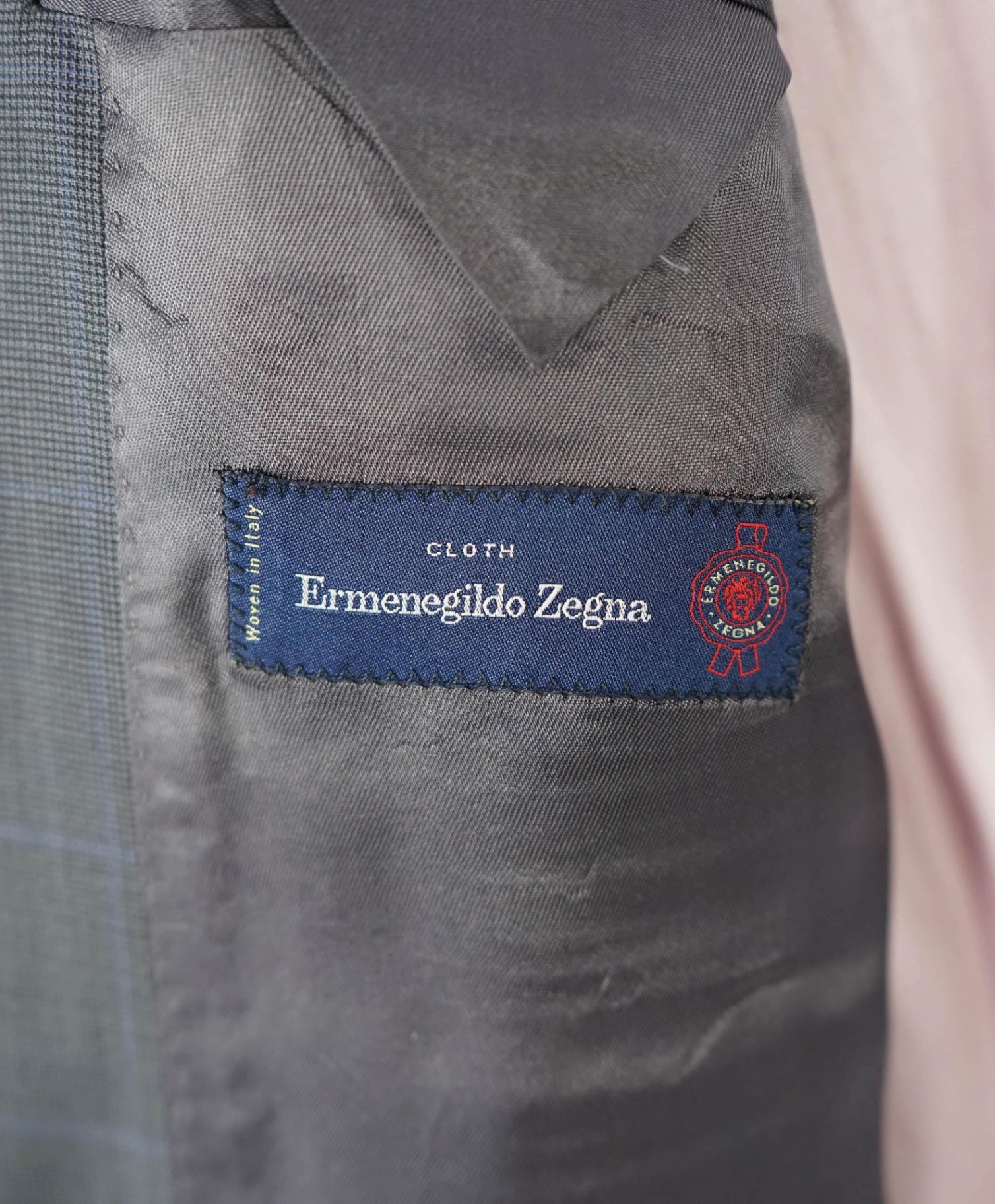 $895 Saks 5th Ave/ERMENEGILDO ZEGNA Slim Wool/Silk Blazer 44R