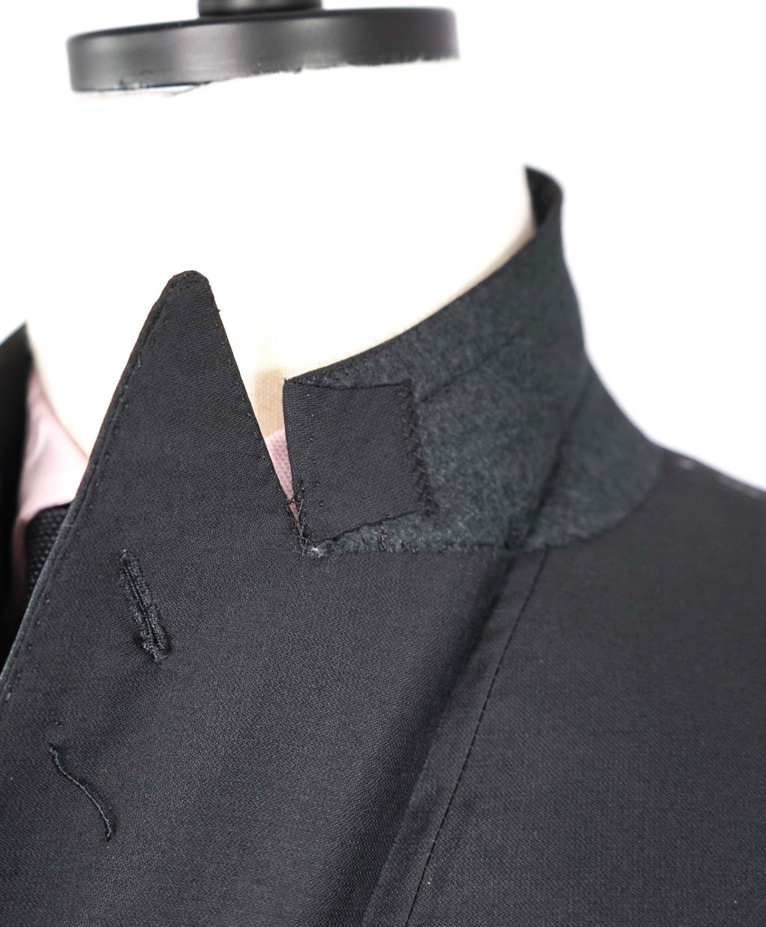 $5,995 Brioni Solid Black Peak Lapel Tuxedo Dinner Jacket Blazer 44L