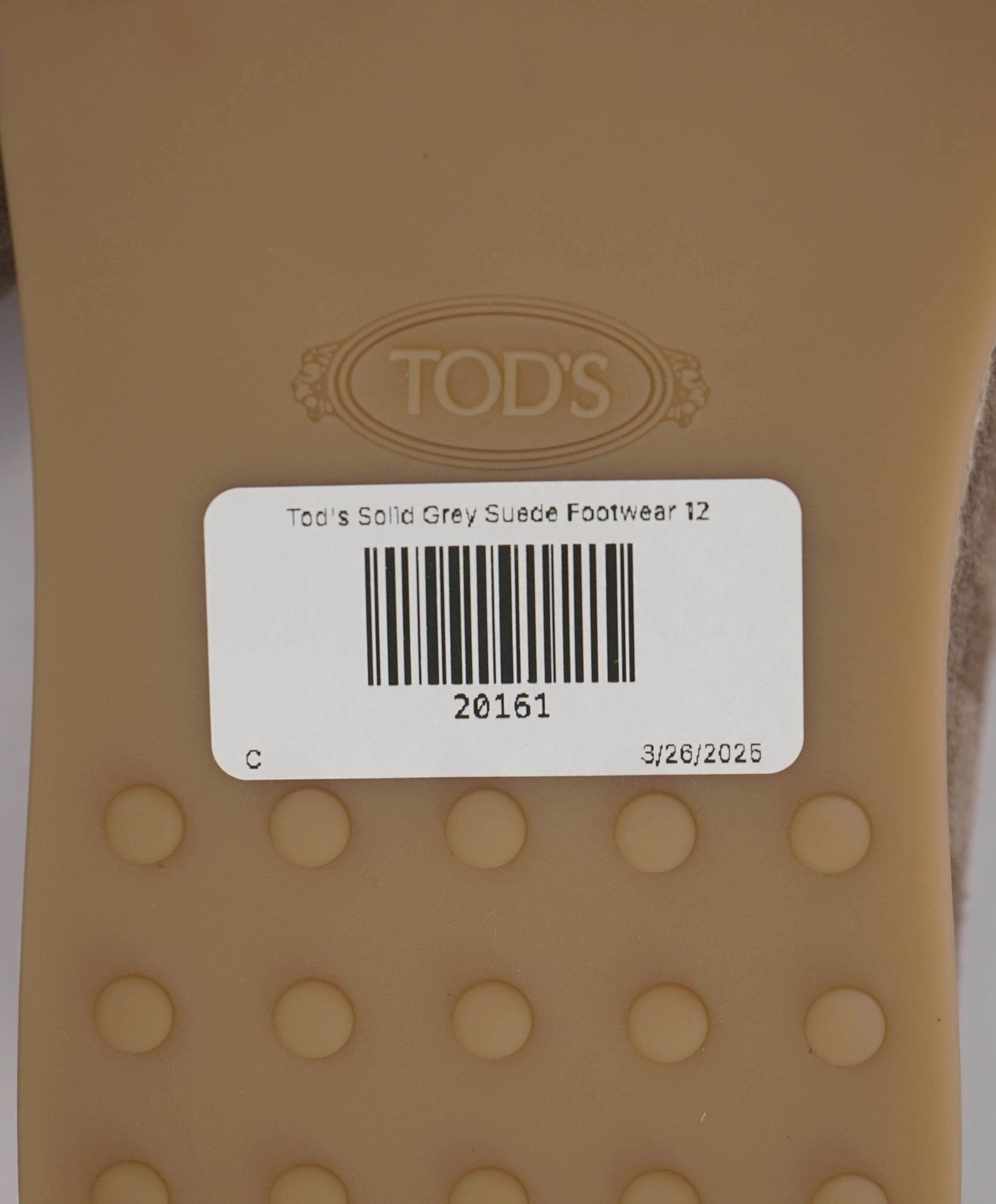 Tod's Solid Grey Suede Espadrille Loafers Footwear 13US (12UK)