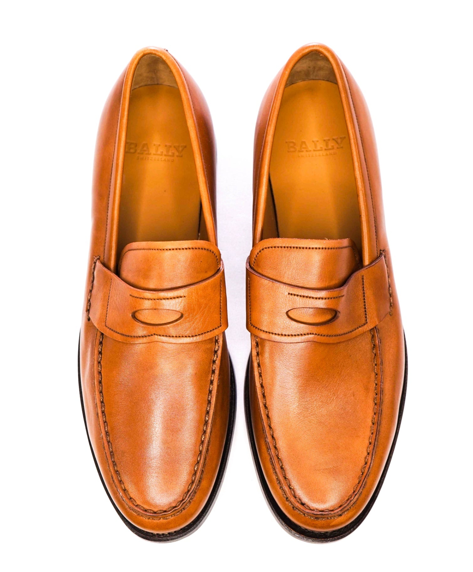 $750 Bally Light Brown Loafers Leather Footwear 9 D US (8IT)
