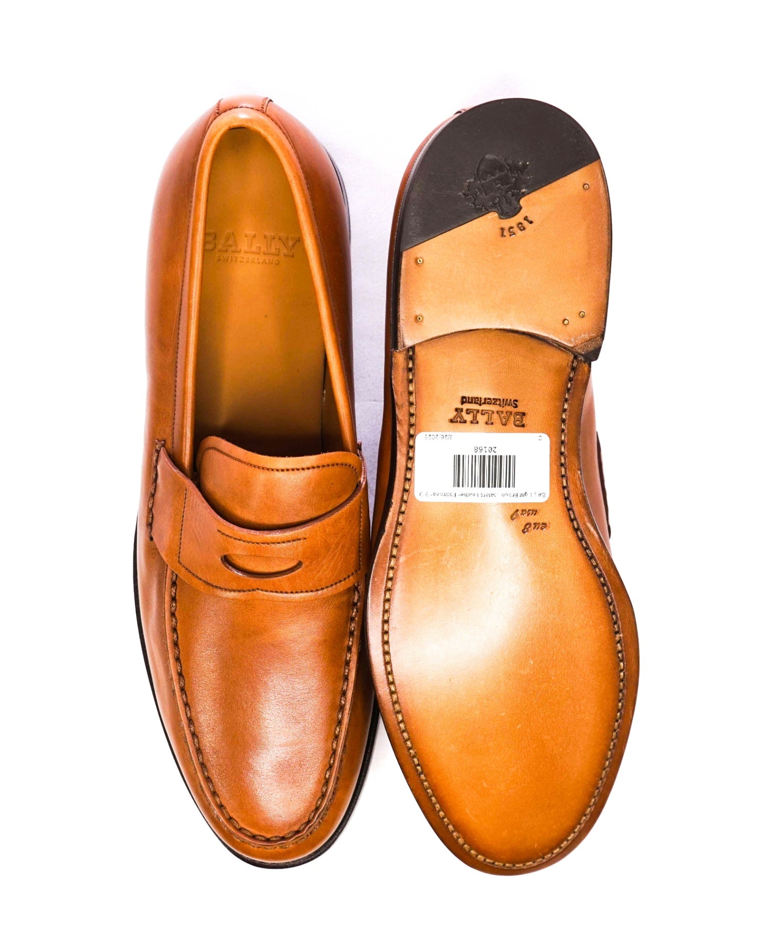 $750 Bally Light Brown Loafers Leather Footwear 9 D US (8IT)