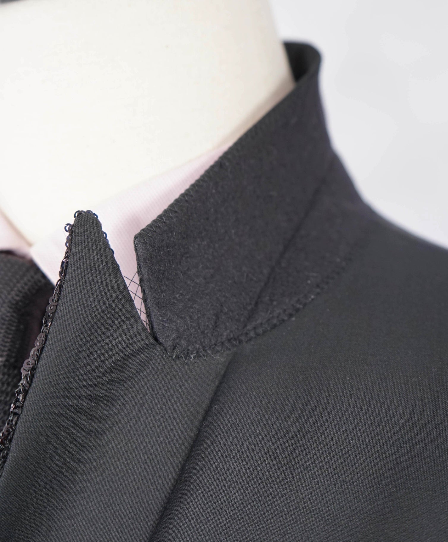 $3,080 Philip Plein Black 1-Btn SEQUIN Peak Lapel Blazer Dinner Jacket 44