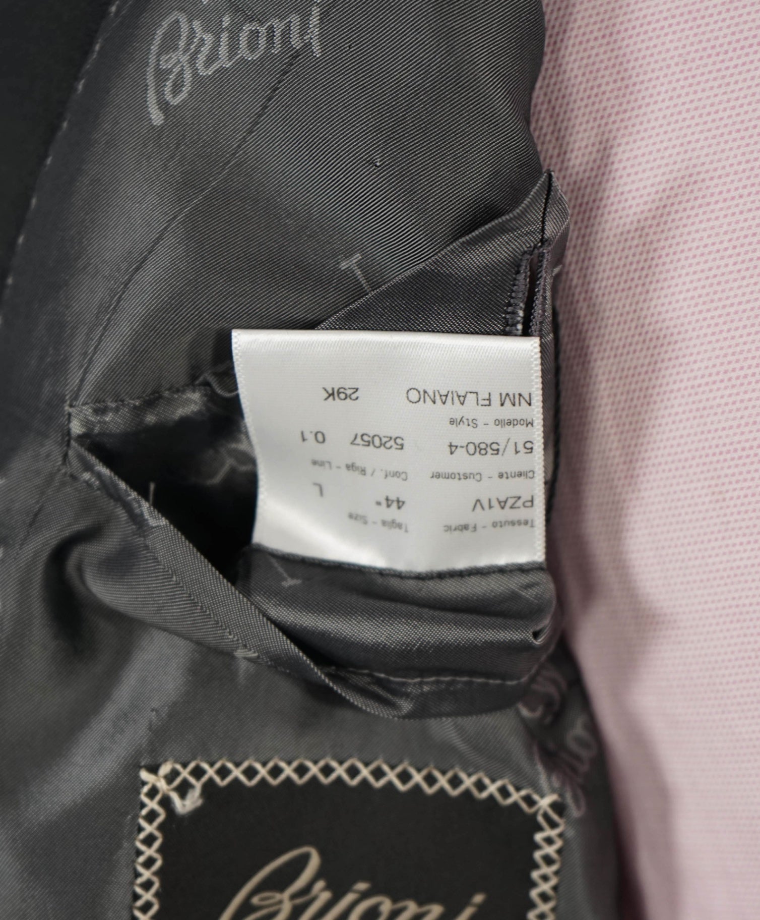 $5,995 Brioni Solid Black Peak Lapel Tuxedo Dinner Jacket Blazer 44L