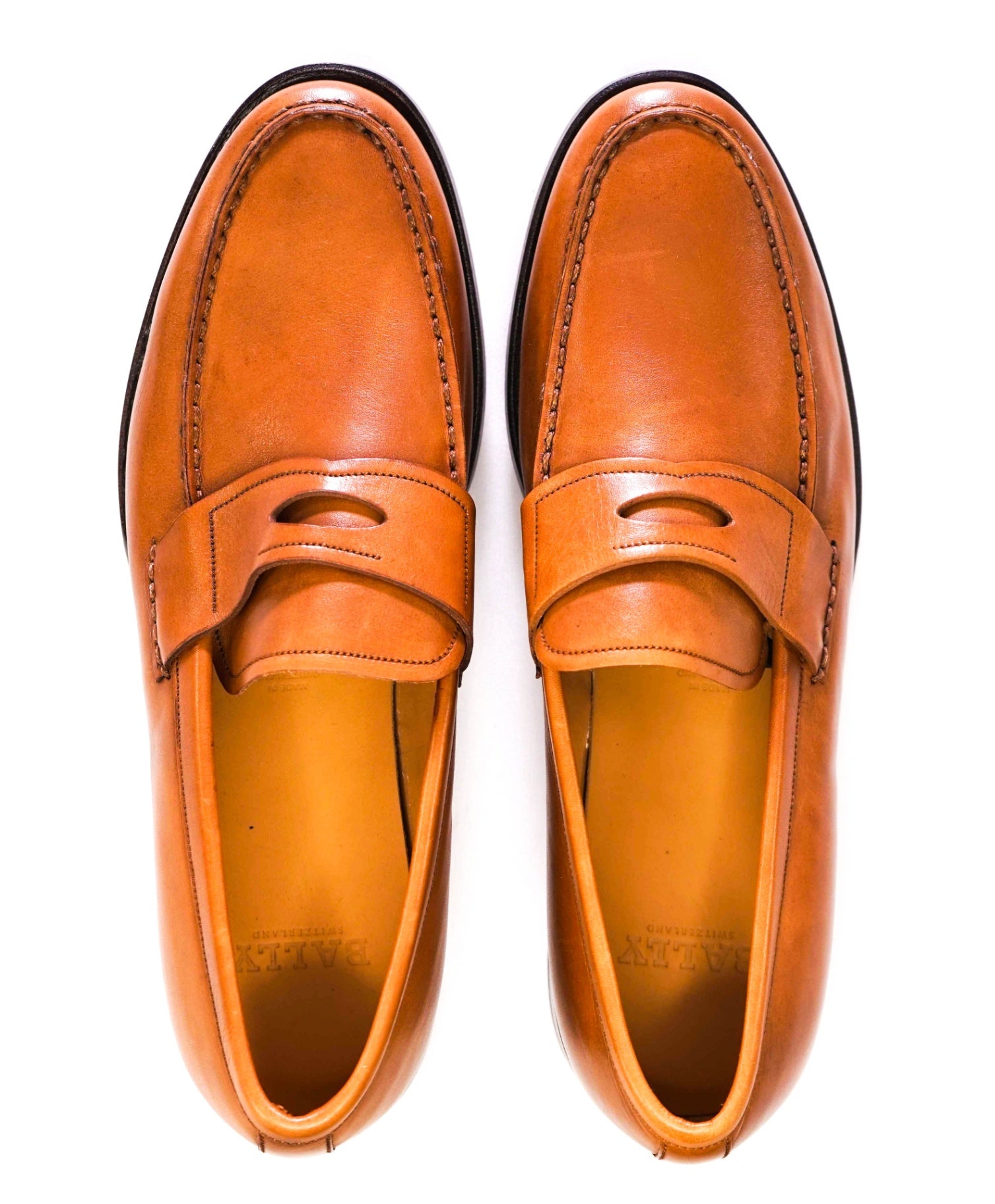 $750 Bally Light Brown Loafers Leather Footwear 9 D US (8IT)