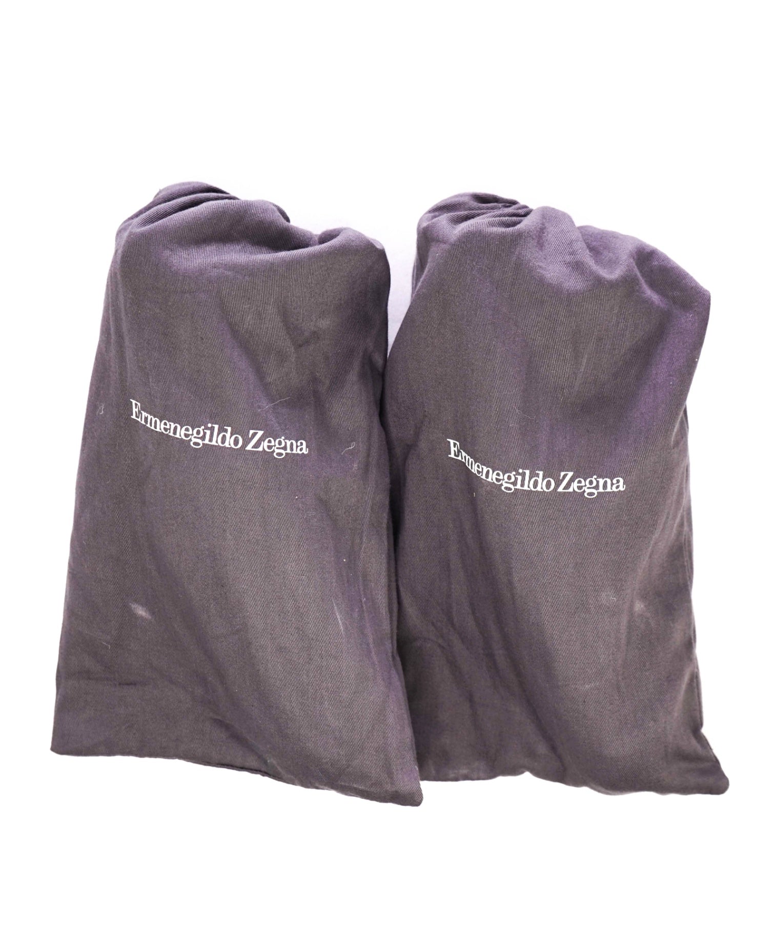 $990 Ermenegildo Zegna GOODYEAR Brown Penny Loafers Suede 11