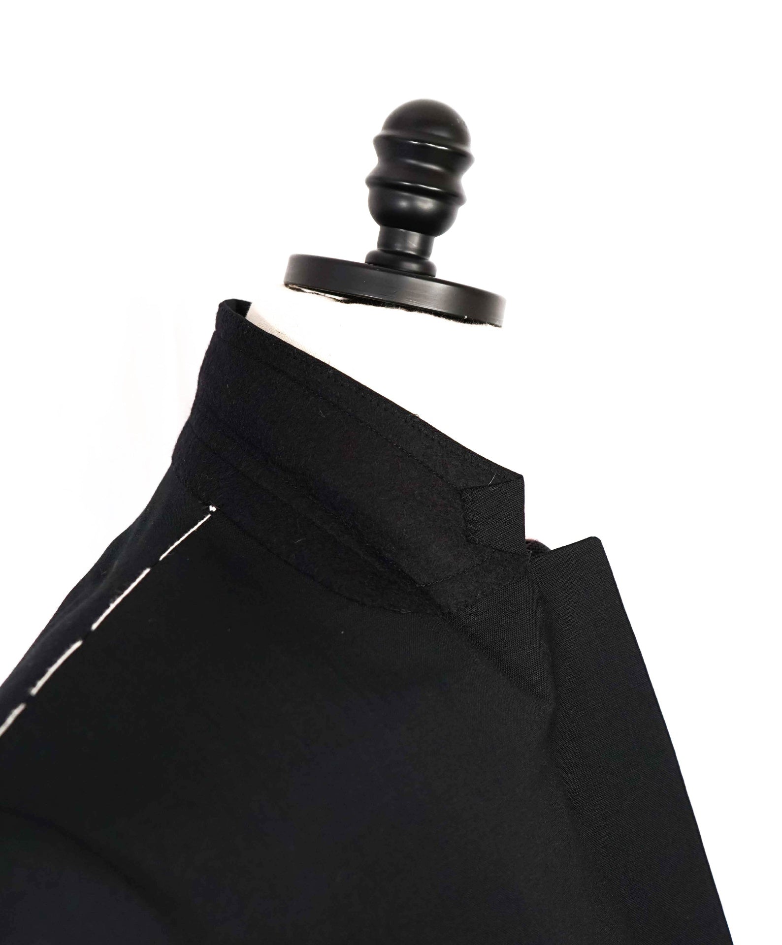 $3,350 Versace "BIGGIE" Solid Black Logo Side Tab Suit 40