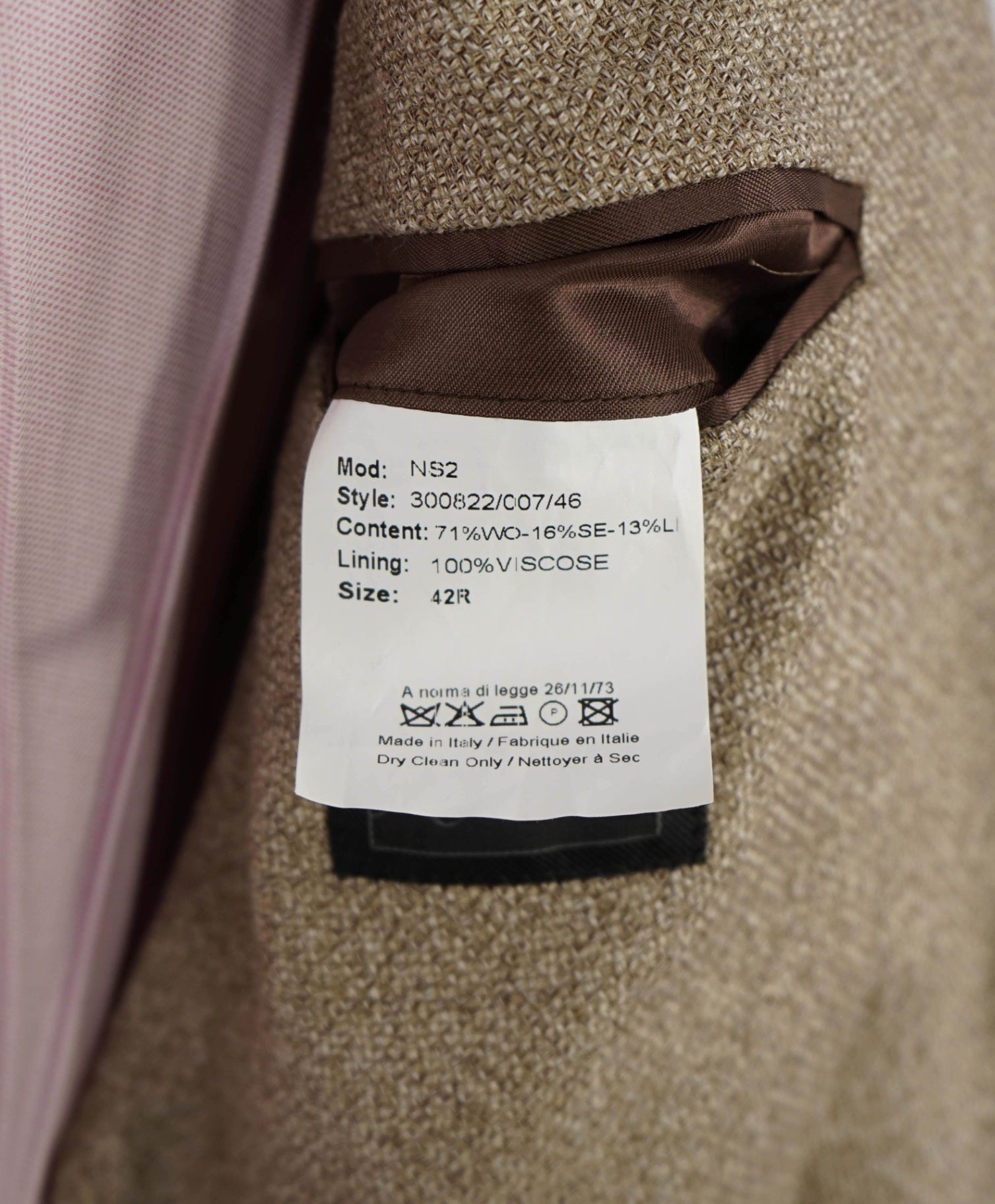 $1,295 Saks 5th Ave - By LORO PIANA *LINEN TWEED* Blazer 42R