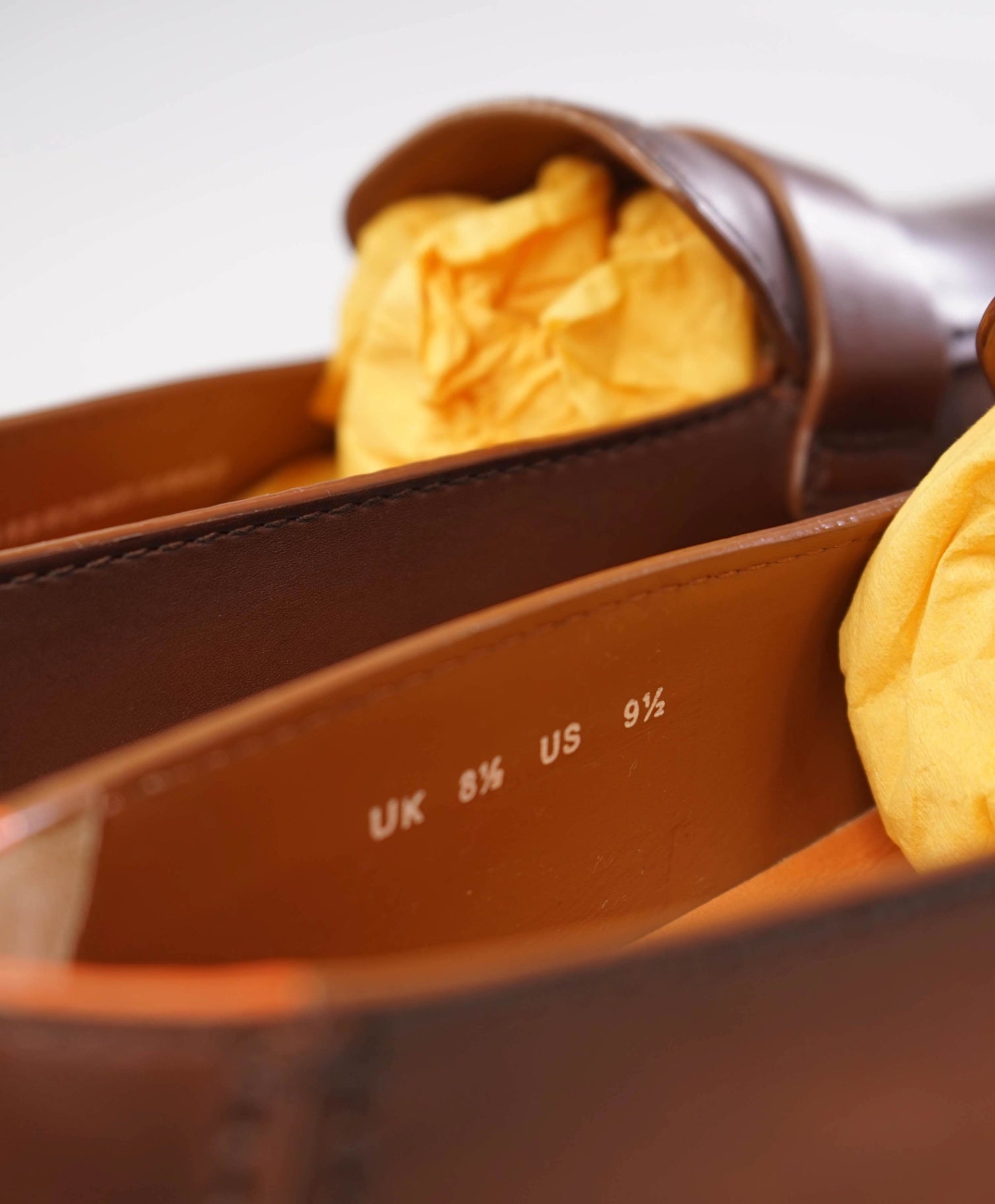 Santoni Solid Brown Leather Footwear U.S. 9.5