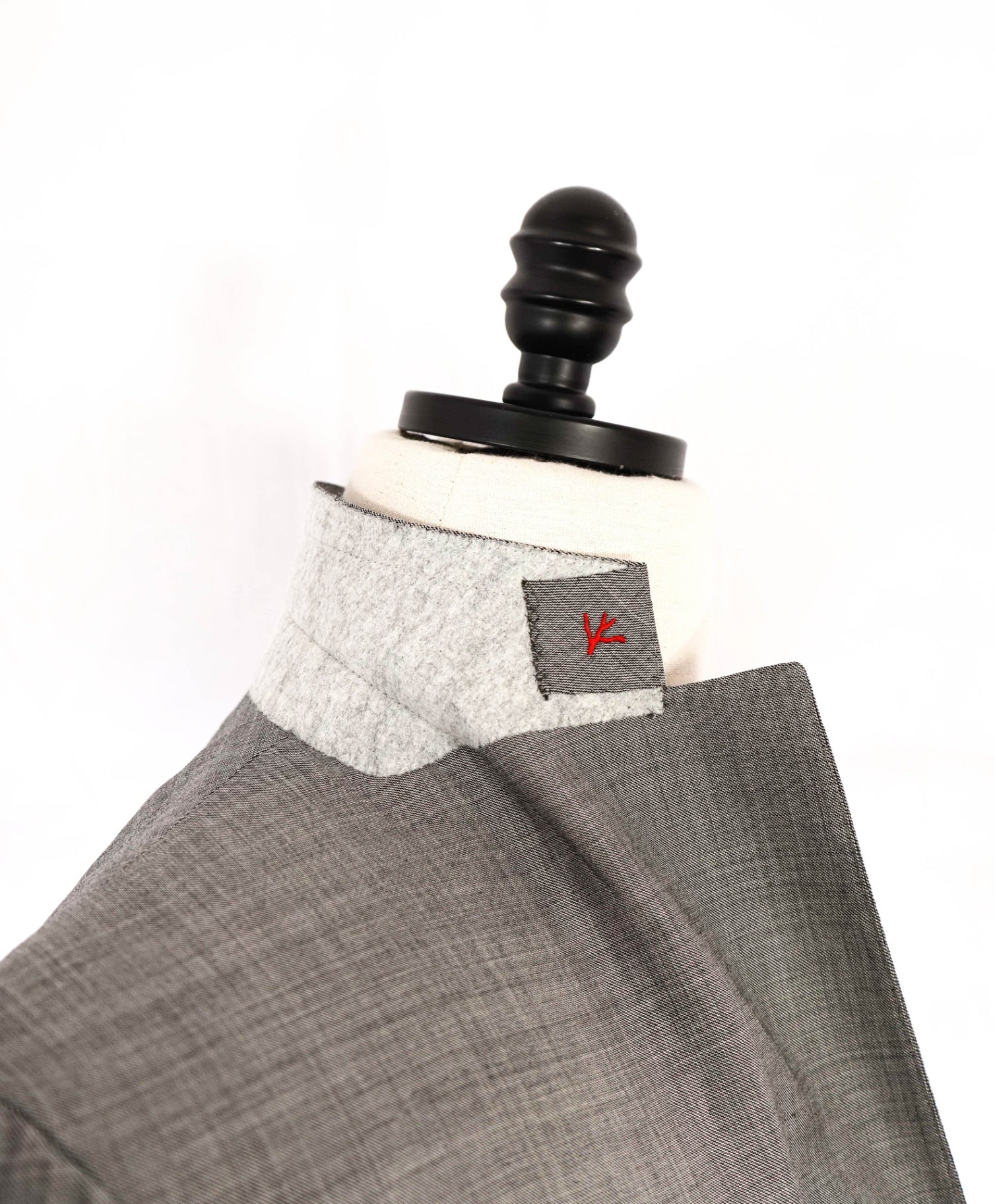 $4,750 ISAIA Grey Notch Lapel MTM Custom Wool Suit 44R