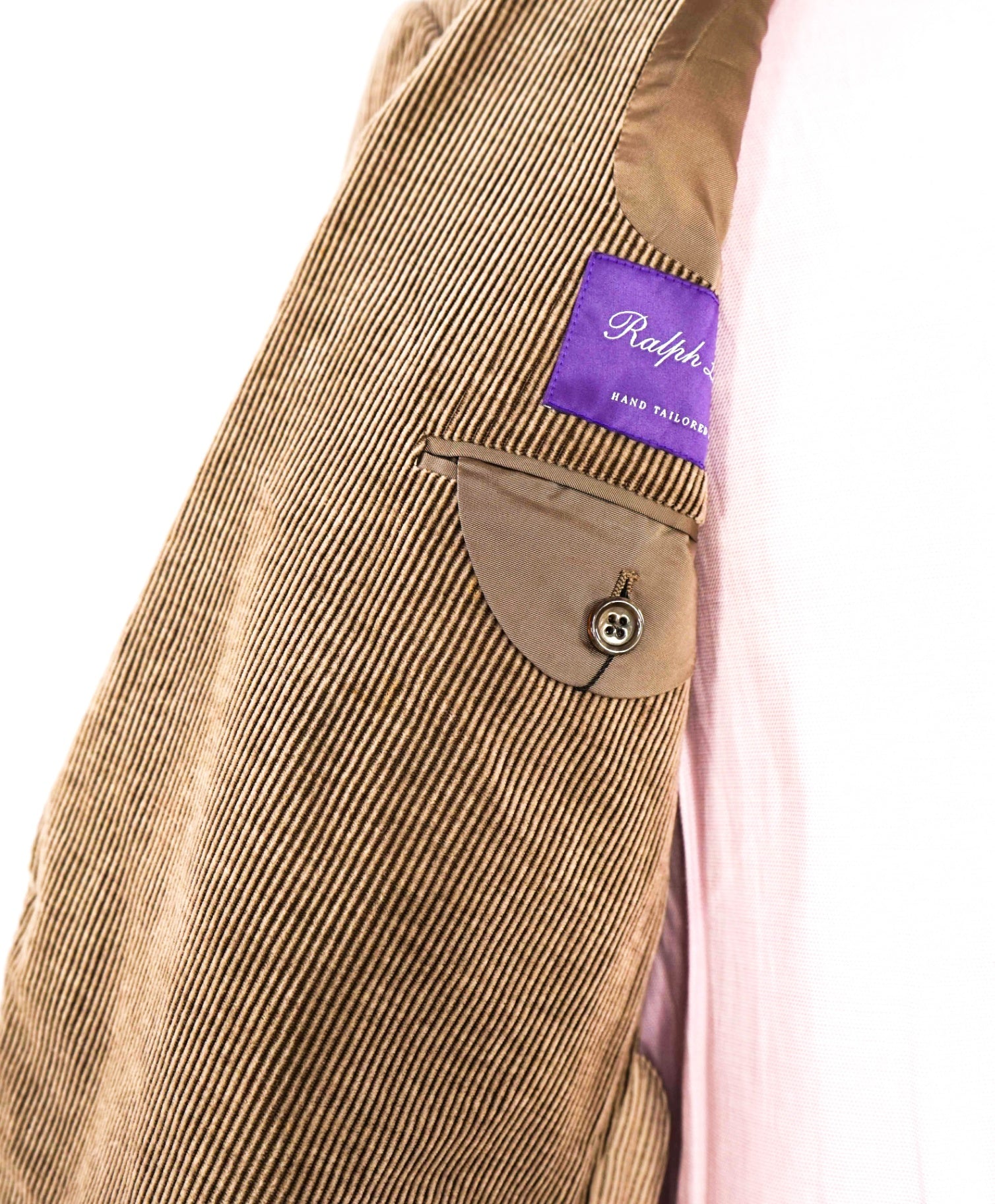 $2,395 Ralph Lauren Purple Label Corduroy Ctn/Cashmere Blazer 44R