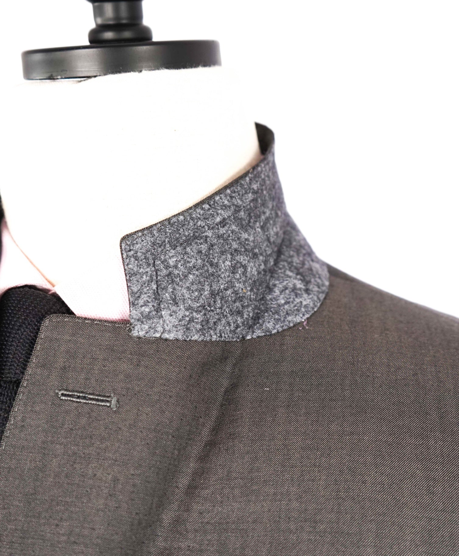 $1,495 Canali Solid Grey Wool 2-Btn Blazer 42R