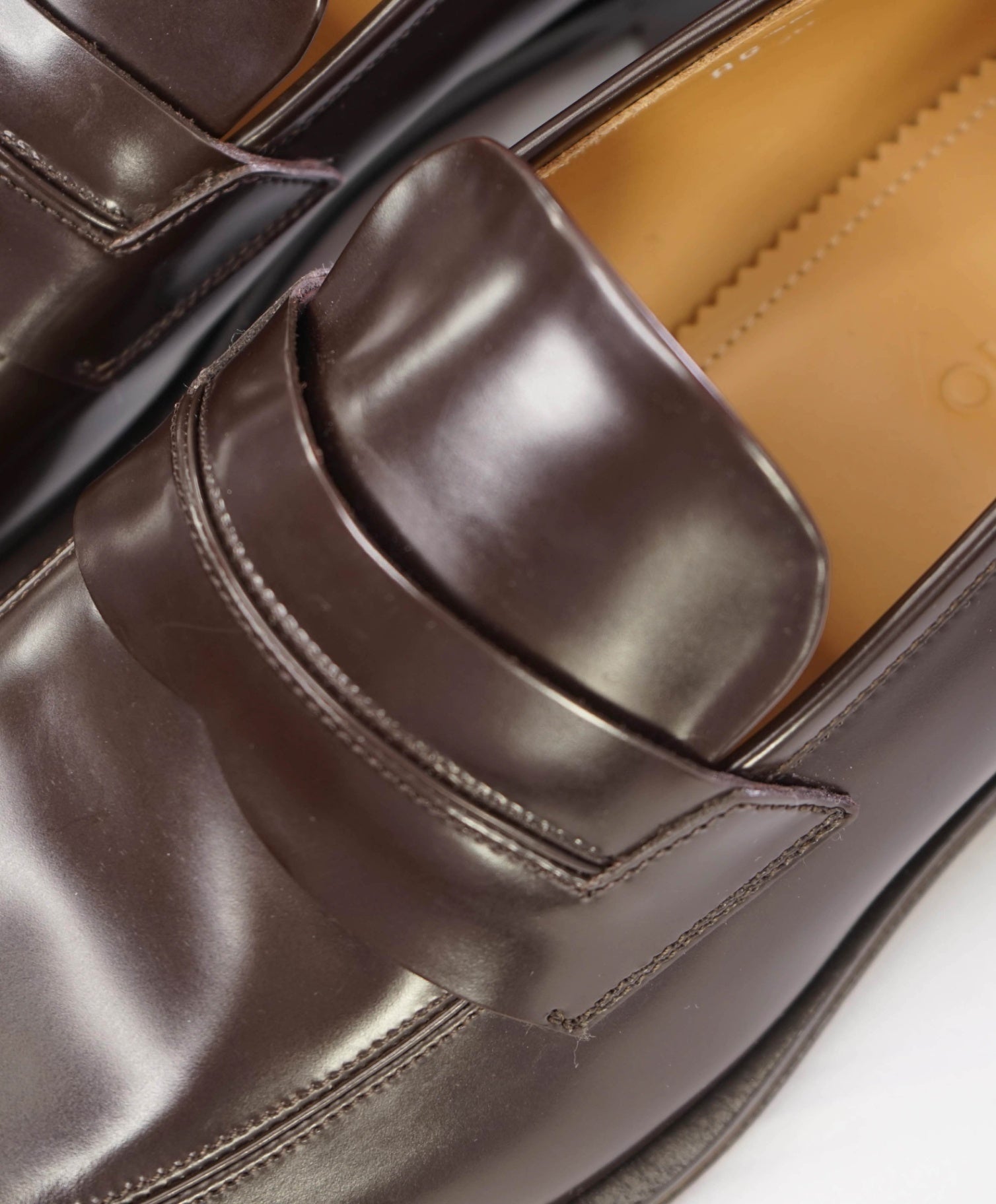 $930 Ferragamo "FELIPE" Brown MOC PENNY Loafers Leather 9 D