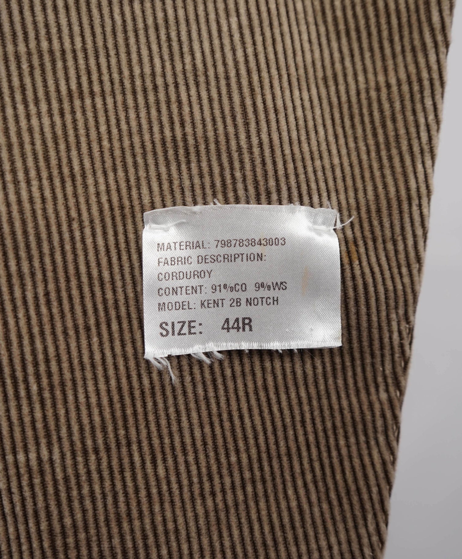 $2,395 Ralph Lauren Purple Label Corduroy Ctn/Cashmere Blazer 44R