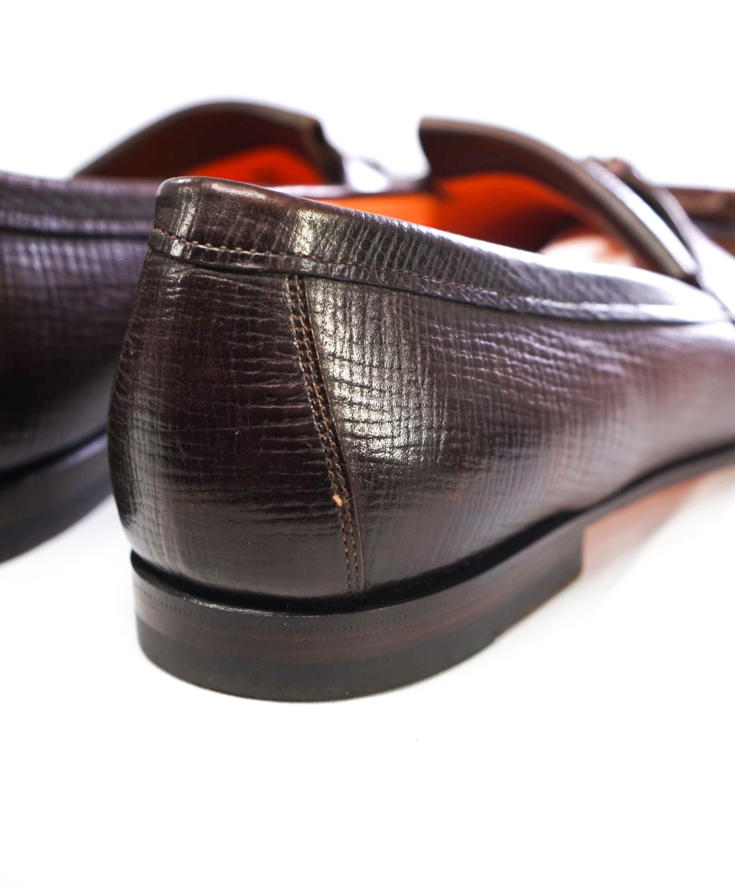 $995 SANTONI "GOODYEAR" Tassel Loafers Leather US 11 (UK 10)