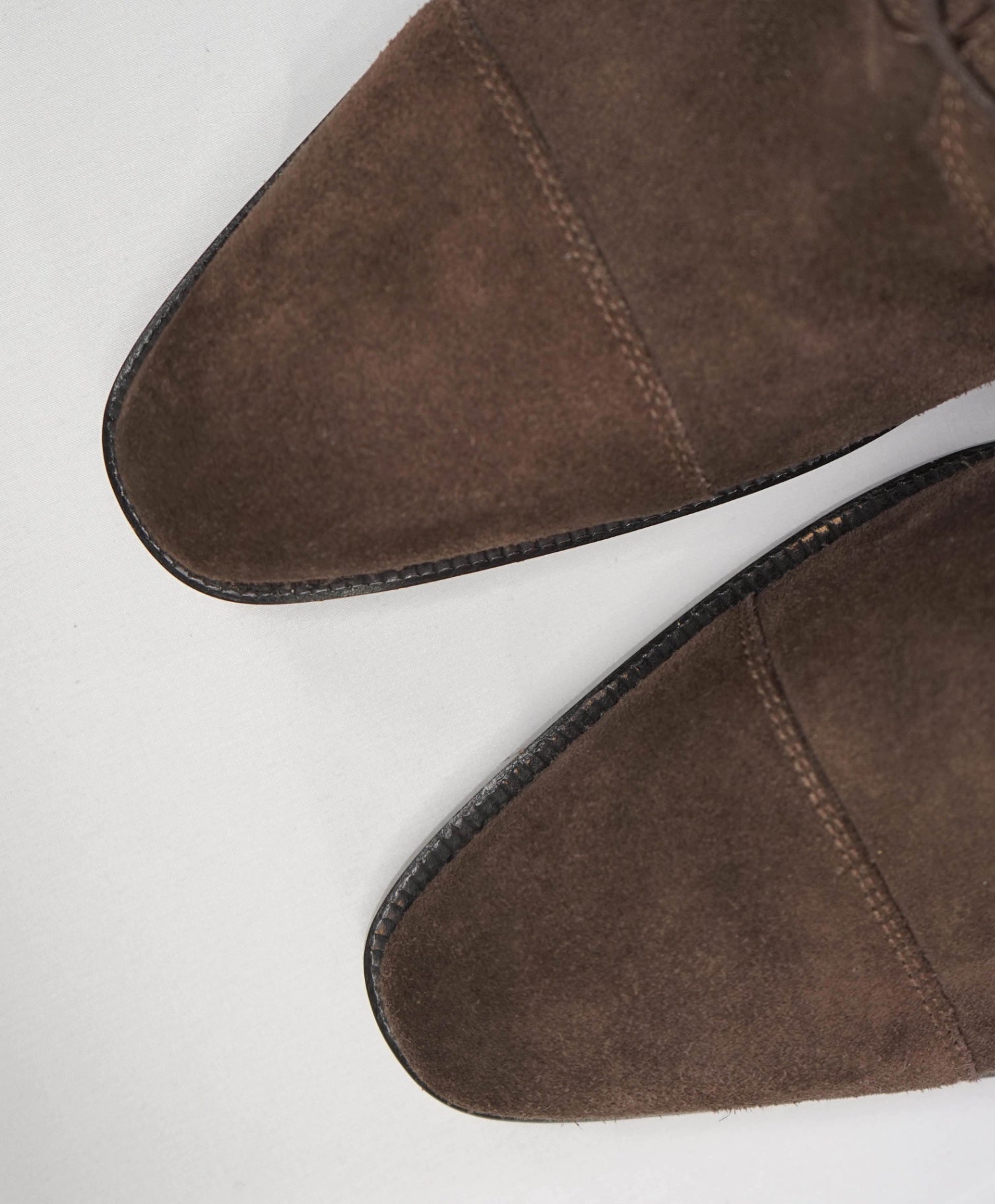 $790 Sutor Mantellassi Solid Brown Suede Cap Toe Oxfords 11