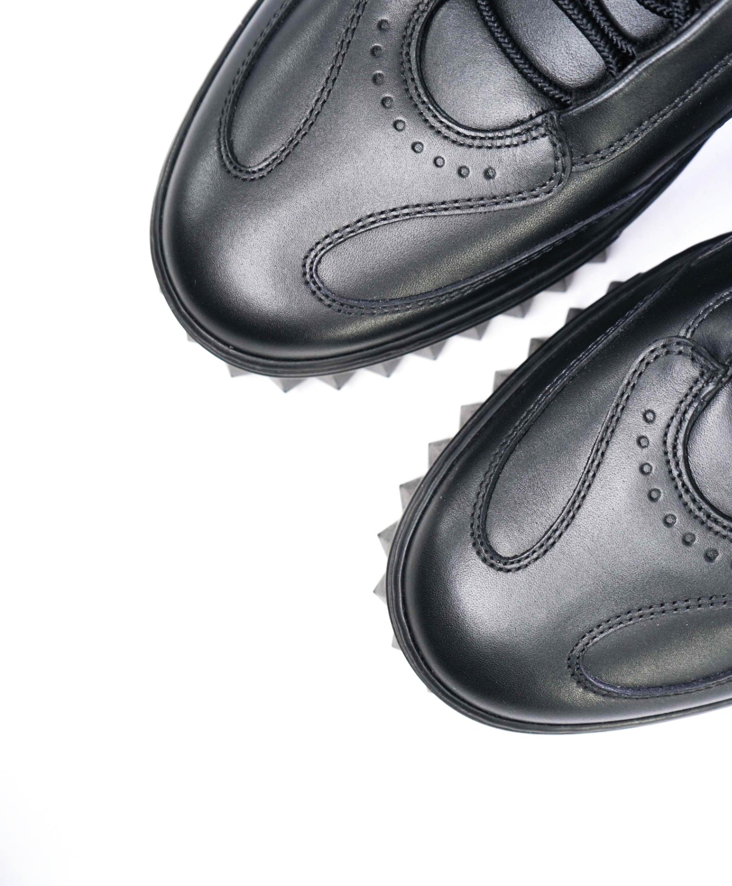 $800 Salvatore Ferragamo Black Sneakers Leather GOLD GANCINI 8.5 M